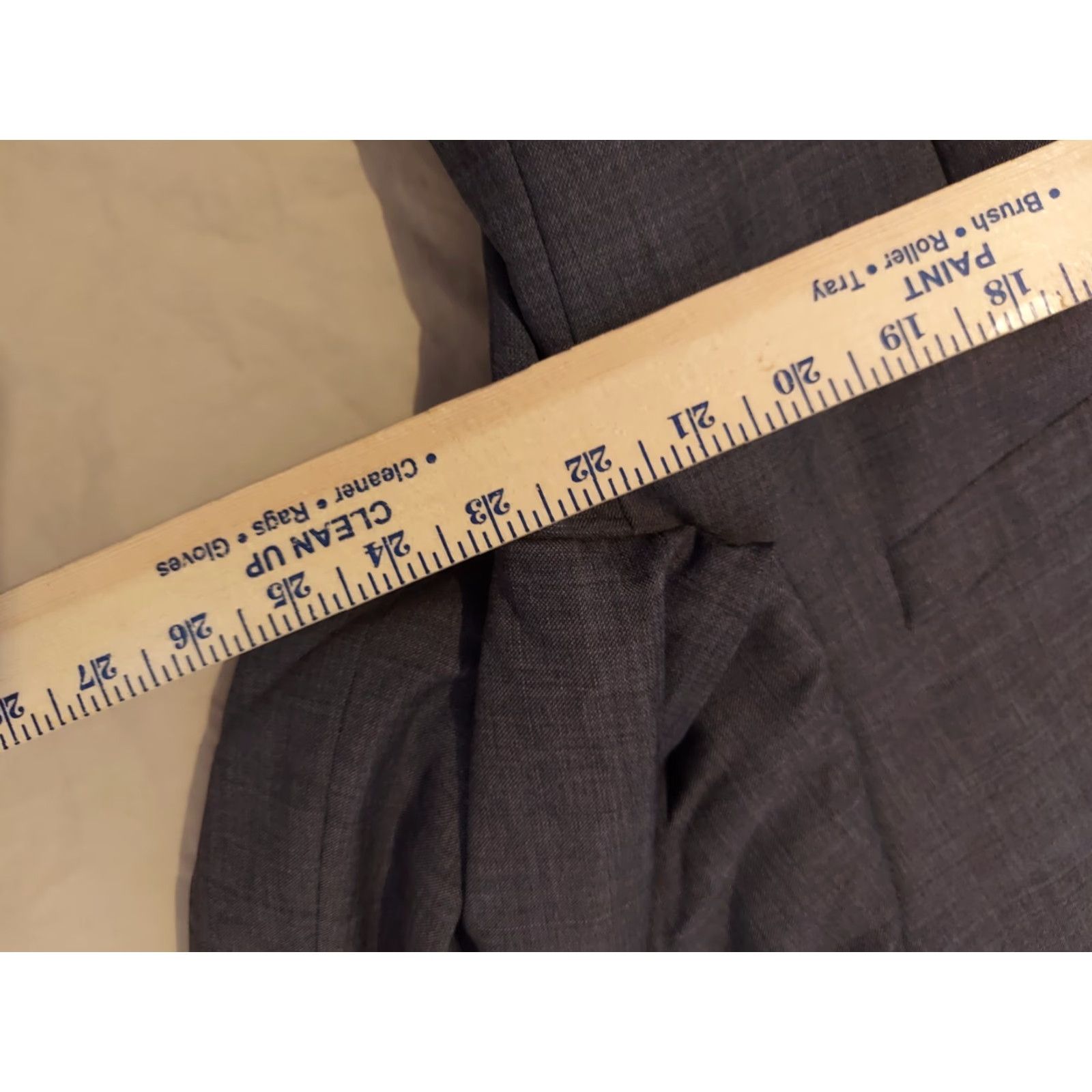 Polo Ralph Lauren Polo Ralph Lauren Mens Suit 46R Wool Gray 2 Piece Man Regular Size 46 Wool Suit Bain? Size US XXL / EU 58 / 5 - 3 Thumbnail