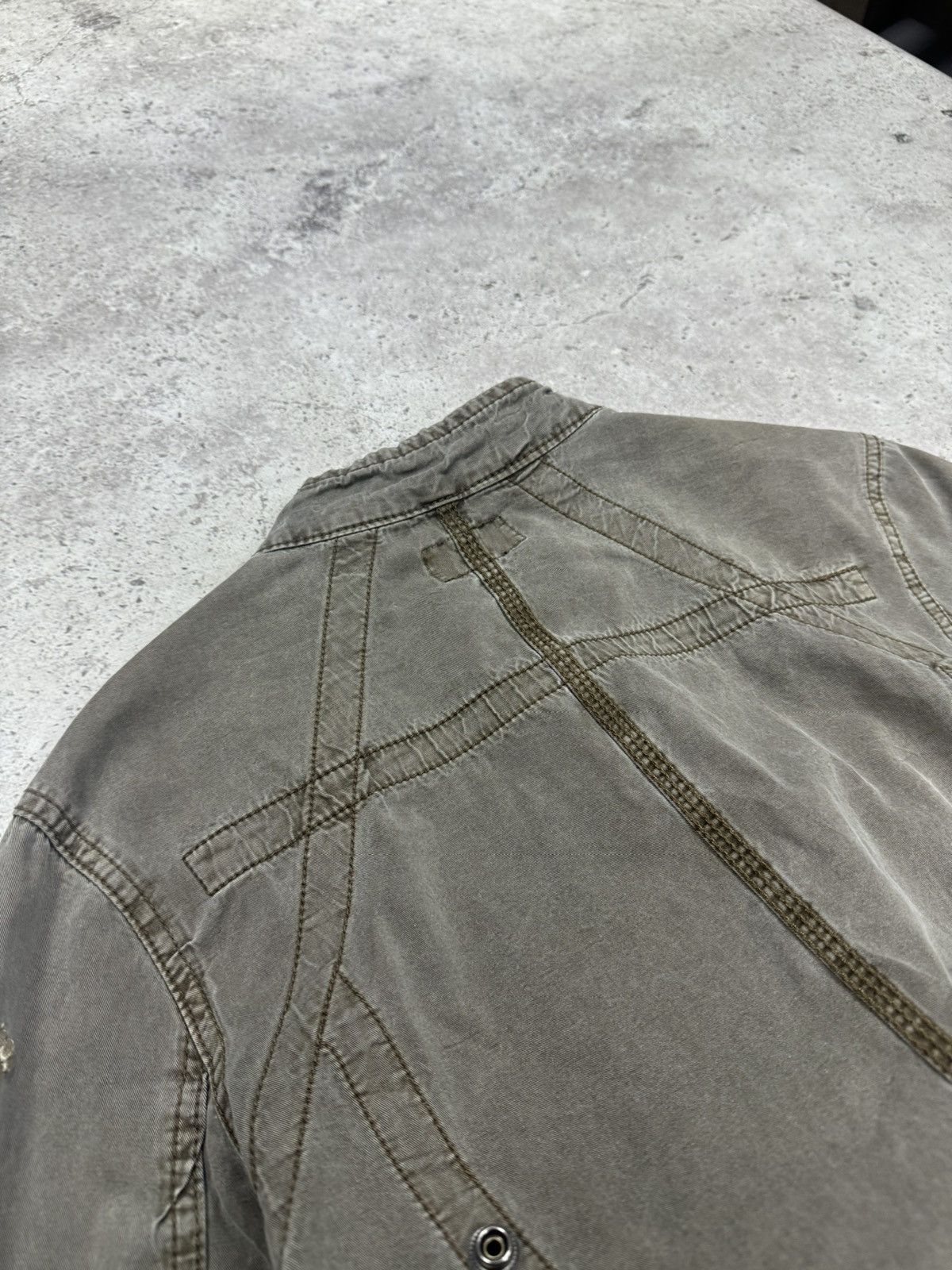 If Six Was Nine × Le Grande Bleu (L.G.B.) Vintage Japanese Faded Multi-pocket LGB Style Cargo Jacket Size US S / EU 44-46 / 1 - 3 Thumbnail