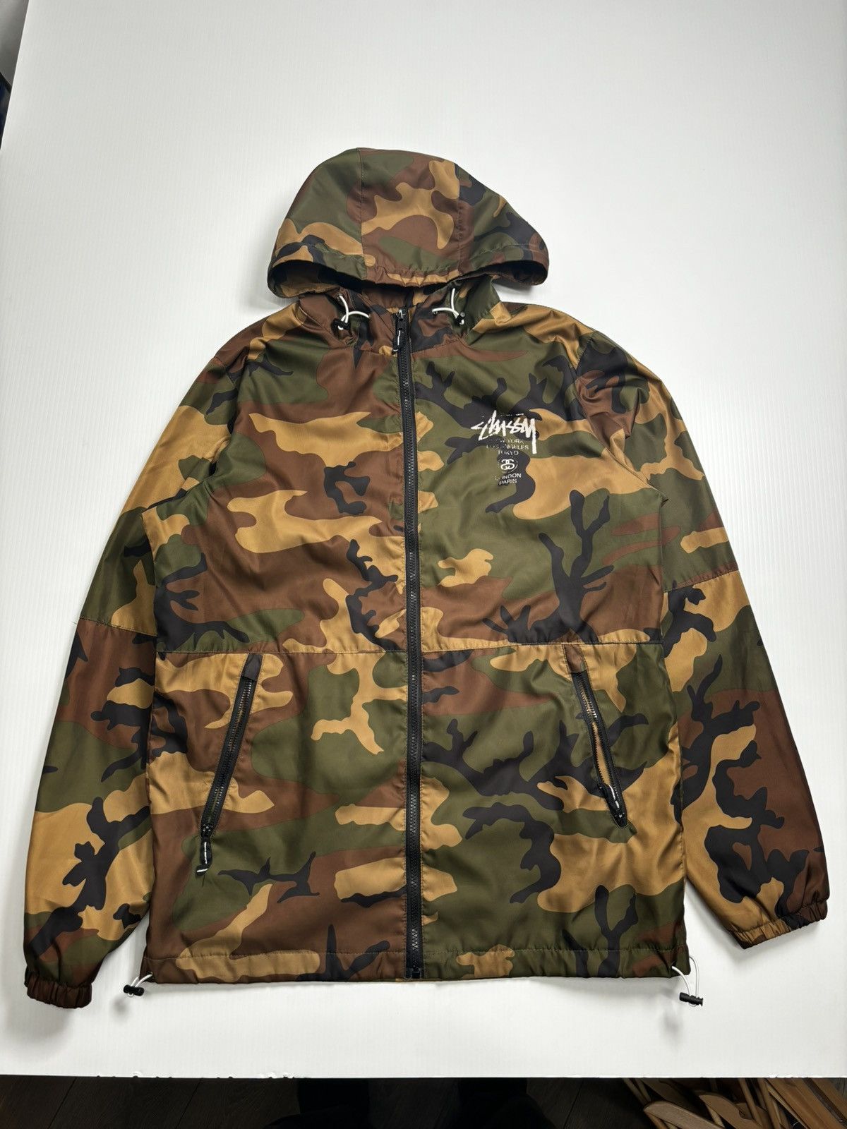 image of Stussy Camo Light Jacket M, Men's (Size Medium)