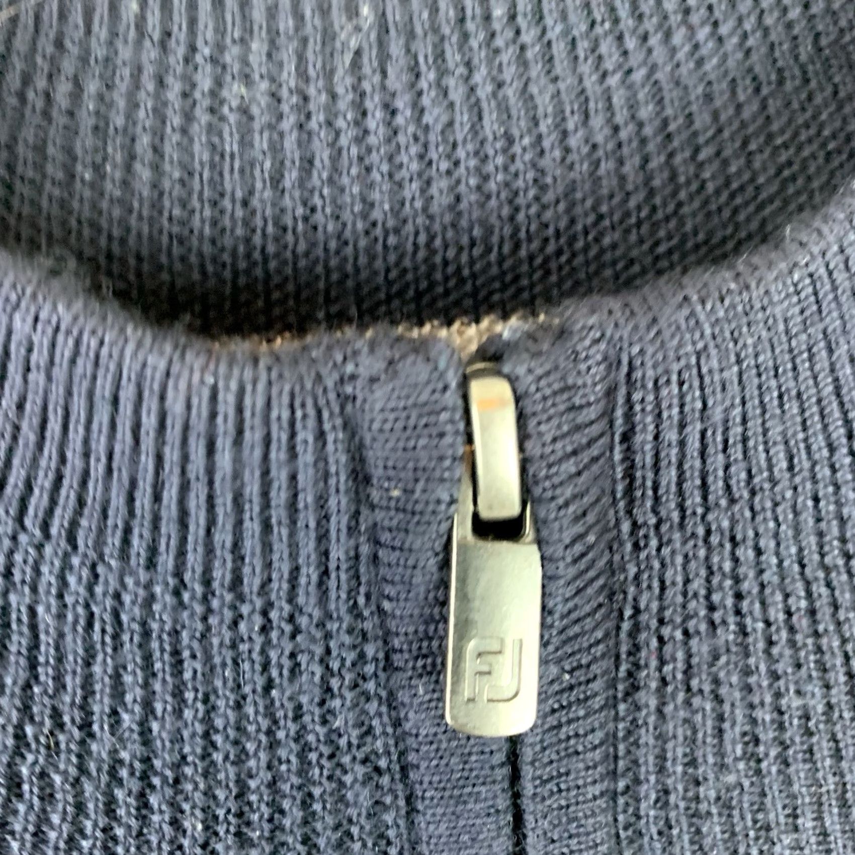Footjoy FootJoy 1/4 Zip Sweater Mens M Navy Wool Golf Preppy Business Casual Work Size US M / EU 48-50 / 2 - 4 Thumbnail
