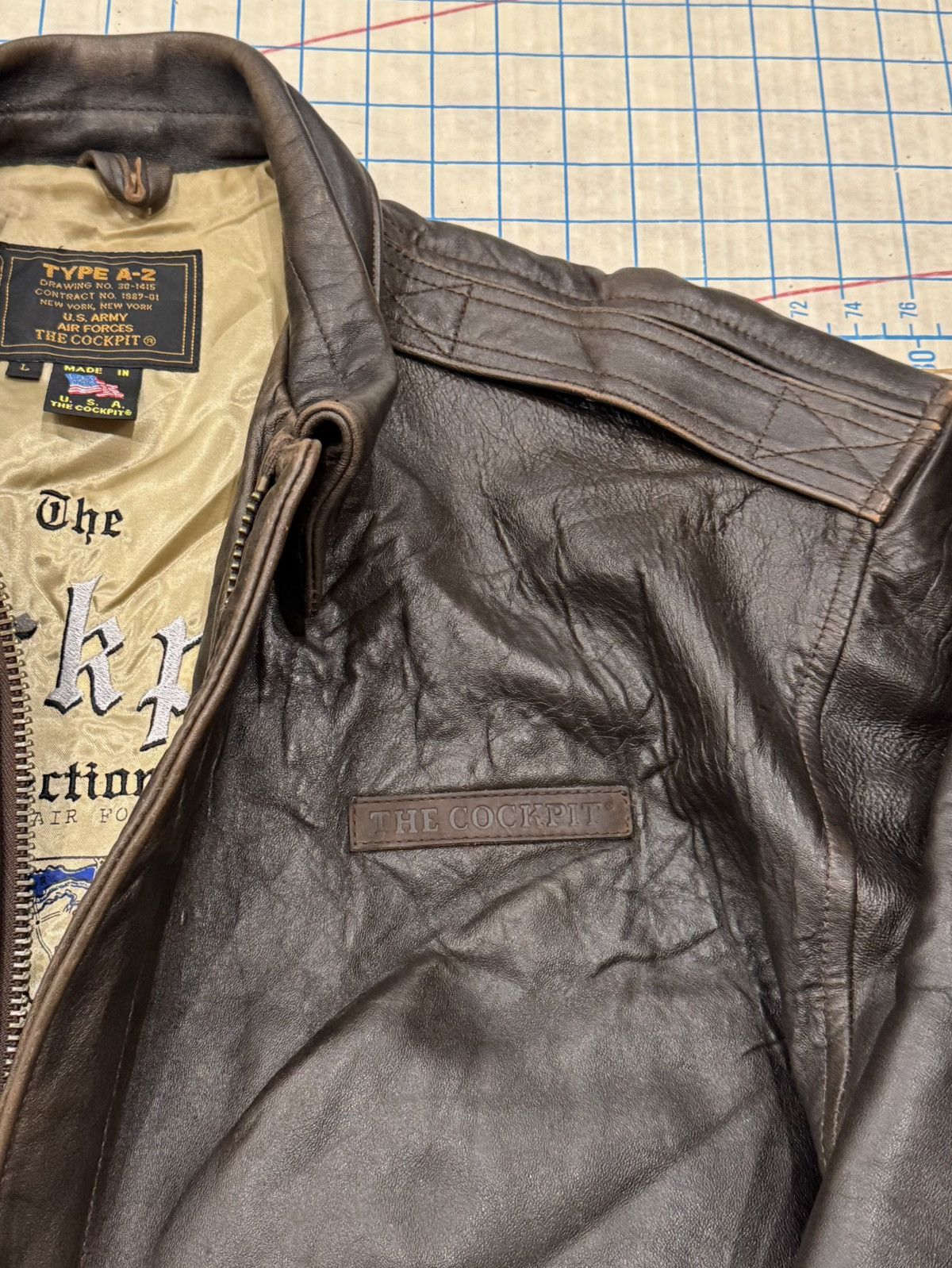 Cockpit USA The Cockpit Las Vegas Lady Type A-2 Leather Bomber Large Size US L / EU 52-54 / 3 - 11 Thumbnail