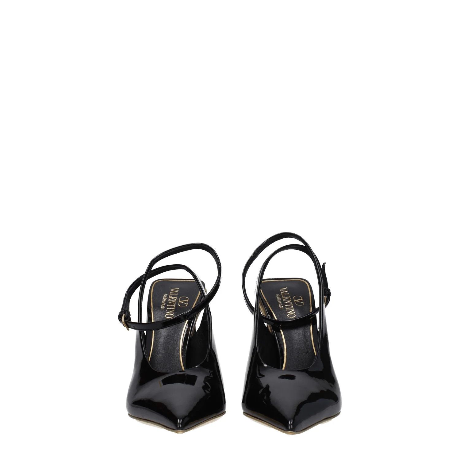 Valentino ob1o1e1224 Patent Leather Sandals in Black Size US 8 / IT 38 - 3 Thumbnail