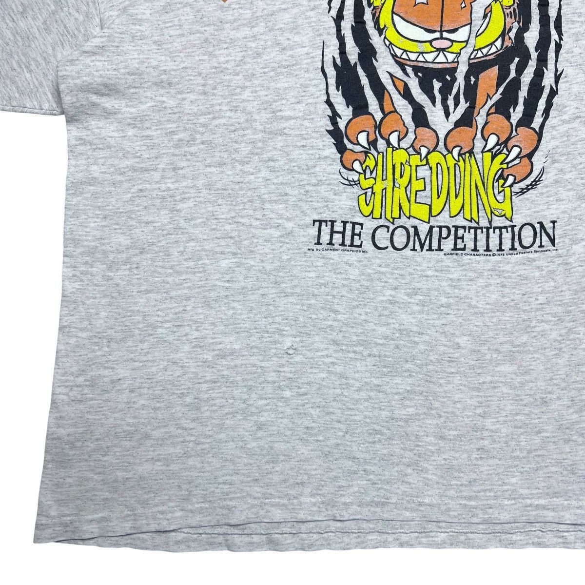 NCAA 1990s Colorado Buffaloes Garfield Shredding Competition Tee Size US XXL / EU 58 / 5 - 11 Thumbnail