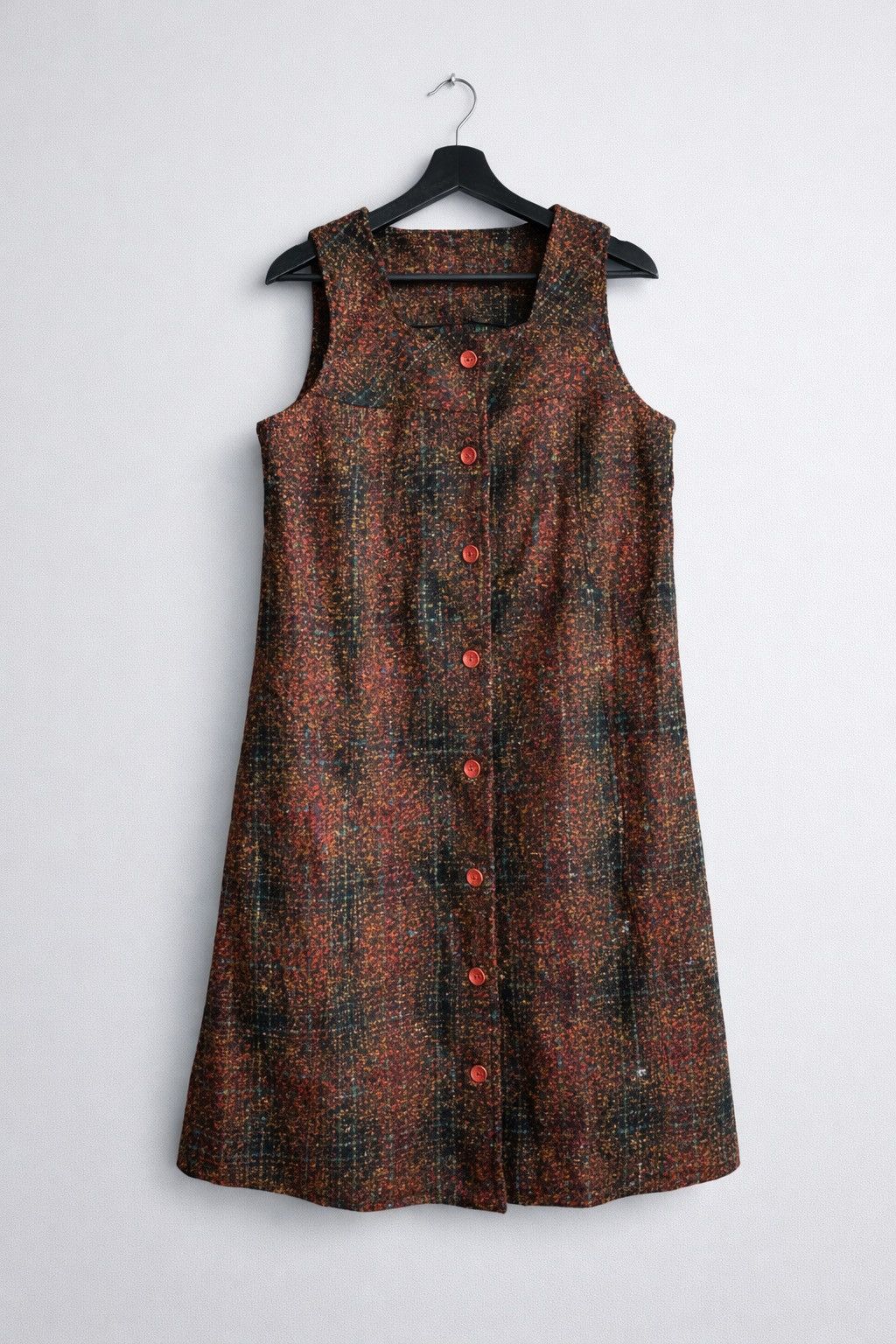Vintage Vintage Japanese Sleeveless Button-Front Dress Abstract Size M / US 6-8 / IT 42-44 - 1 Thumbnail