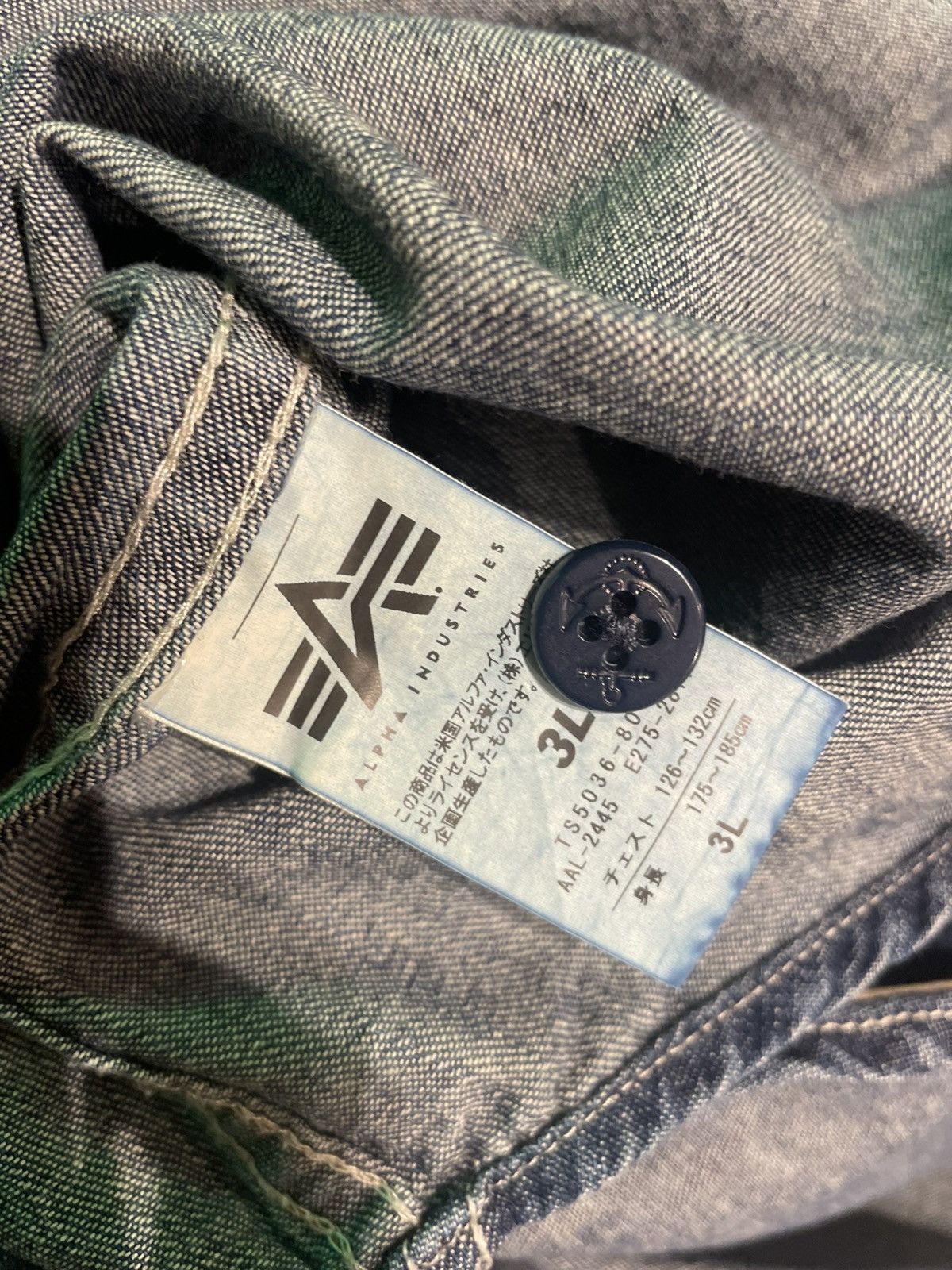 Alpha Industries Alpha Industries denim shirt Size US L / EU 52-54 / 3 - 9 Thumbnail