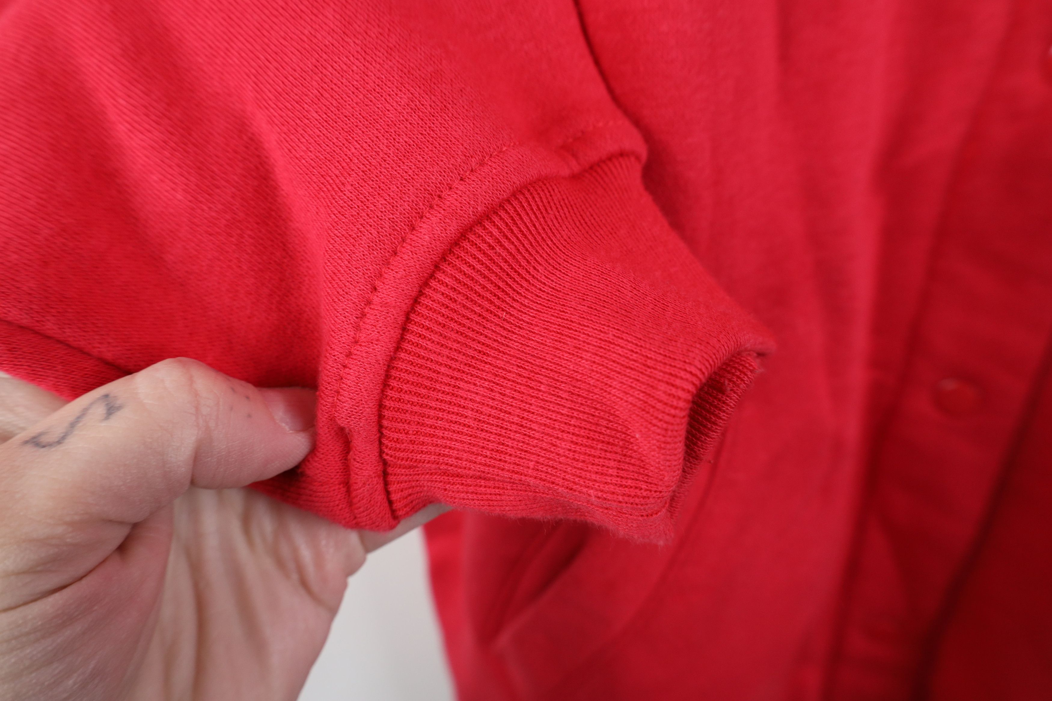 Vintage Vintage 90s Streetwear Blank Snap Button Cardigan Sweatshirt Size M / US 6-8 / IT 42-44 - 7 Thumbnail