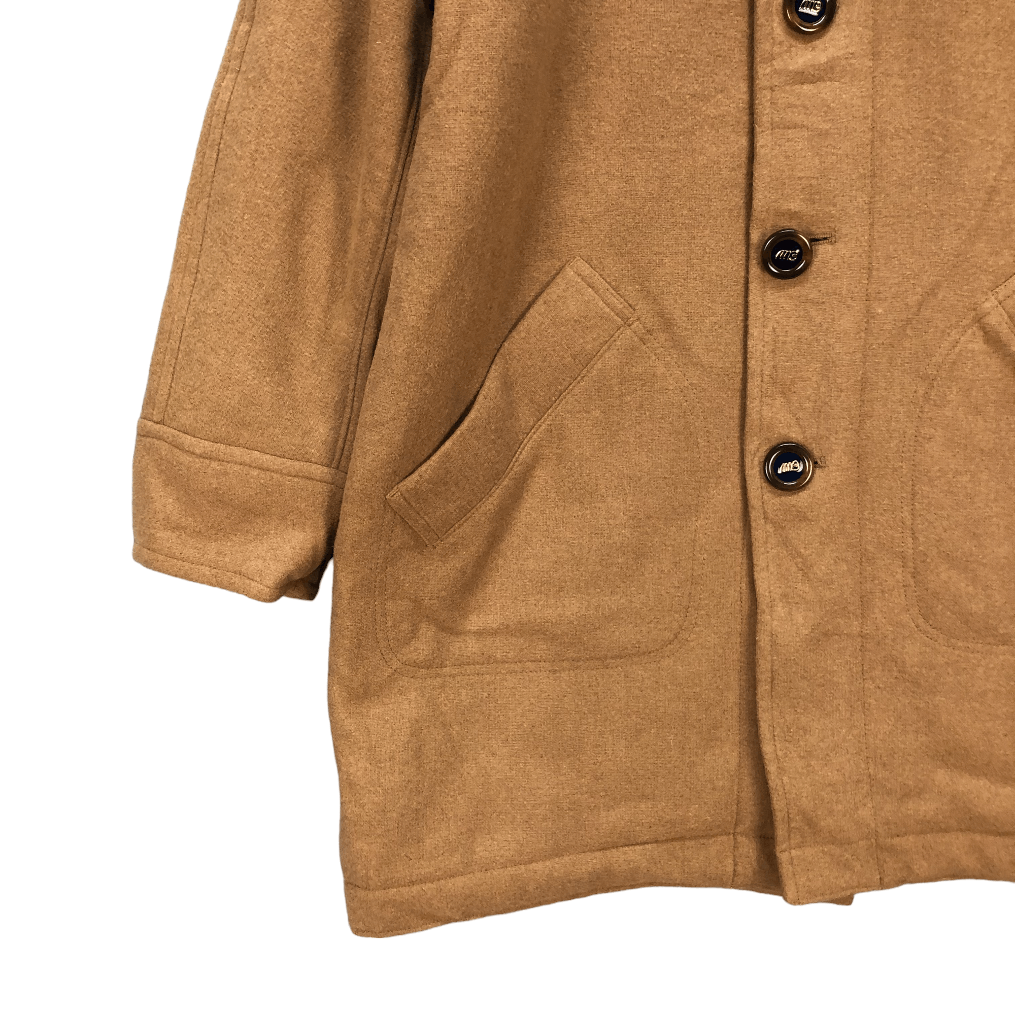Issey Miyake MERCIBEAUCOUP ISSEY MIYAKE BROWN COAT #6266-57 Size US S / EU 44-46 / 1 - 5 Thumbnail
