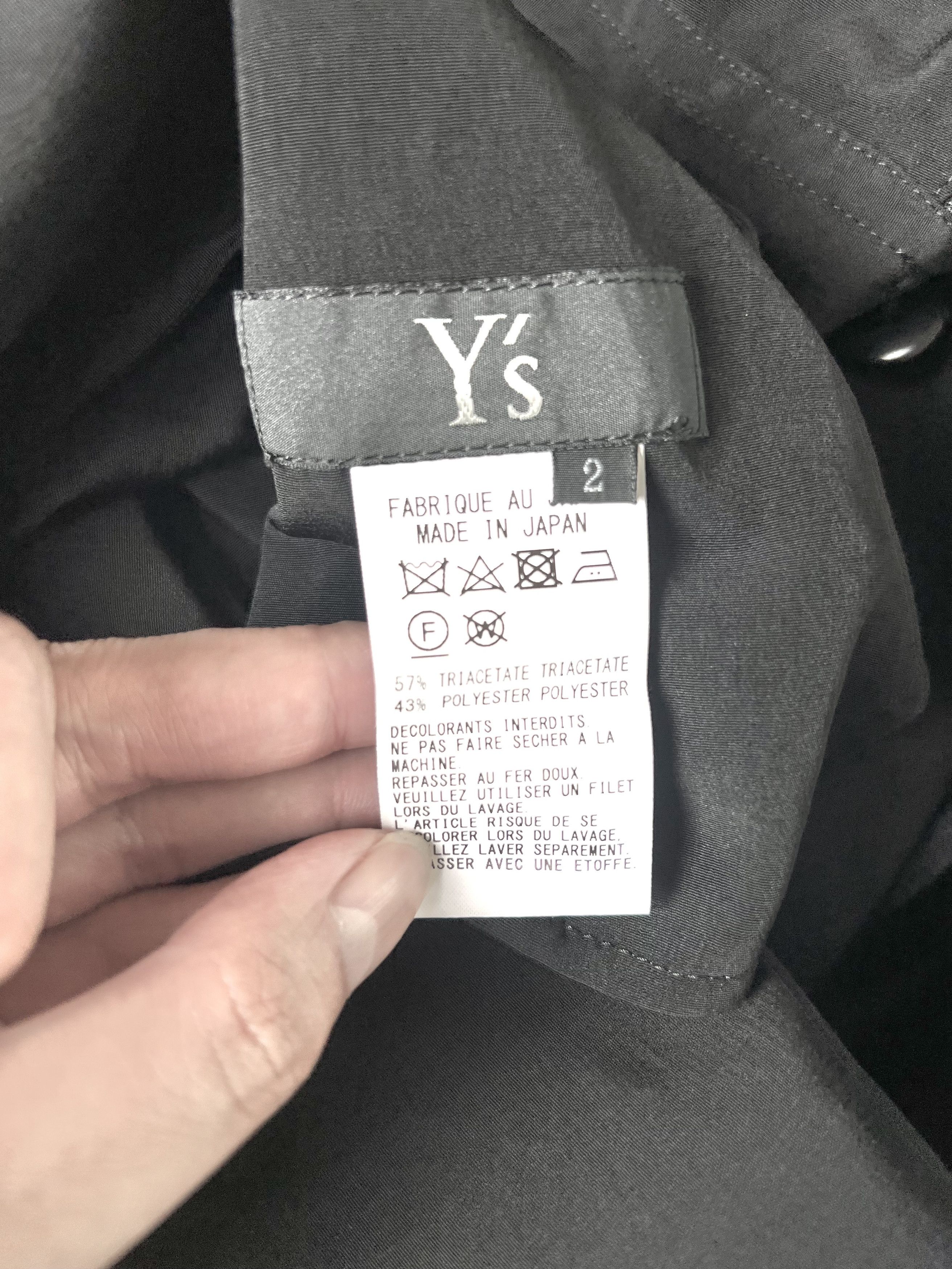 Yohji Yamamoto Yohji Yamamoto Y's - DE CHINE Asymmetrical Draped Long Skirt Size 30" / US 8 / IT 44 - 12 Thumbnail