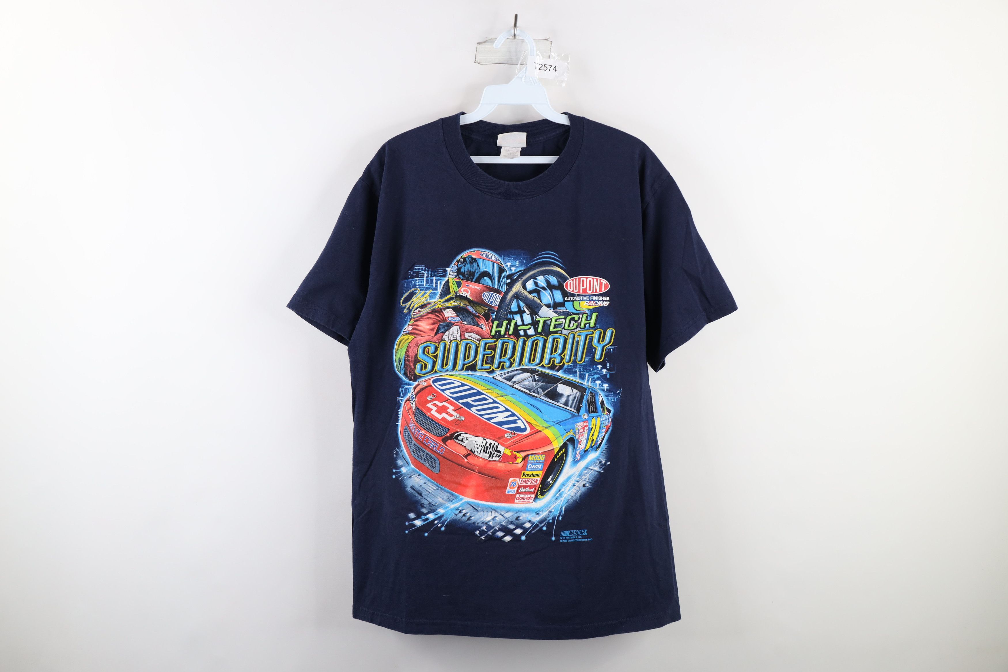 Vintage Vintage Y2K 2000 NASCAR AOP Jeff Gordon Racing T-Shirt Size US M / EU 48-50 / 2 - 1 Thumbnail