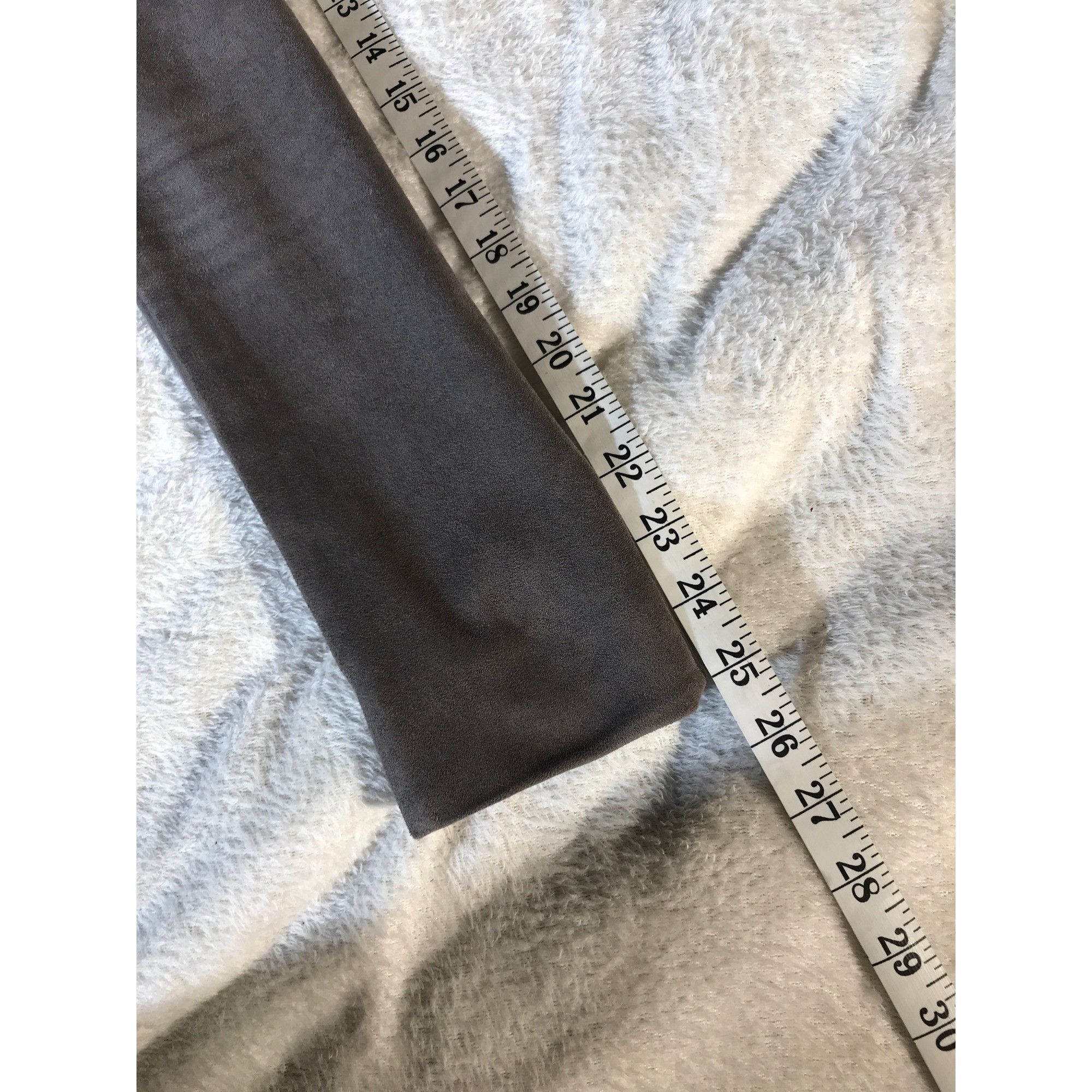 Vintage BCBGMaxazira Women Gray Faux Suede Moto Jacket Size XS / US 0-2 / IT 36-38 - 7 Thumbnail