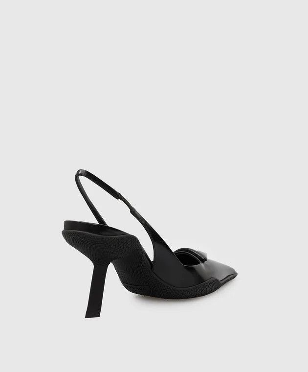 Prada o1la1rc1a0724 Heeled Pump in Black Size US 8.5 / IT 38.5 - 2 Thumbnail
