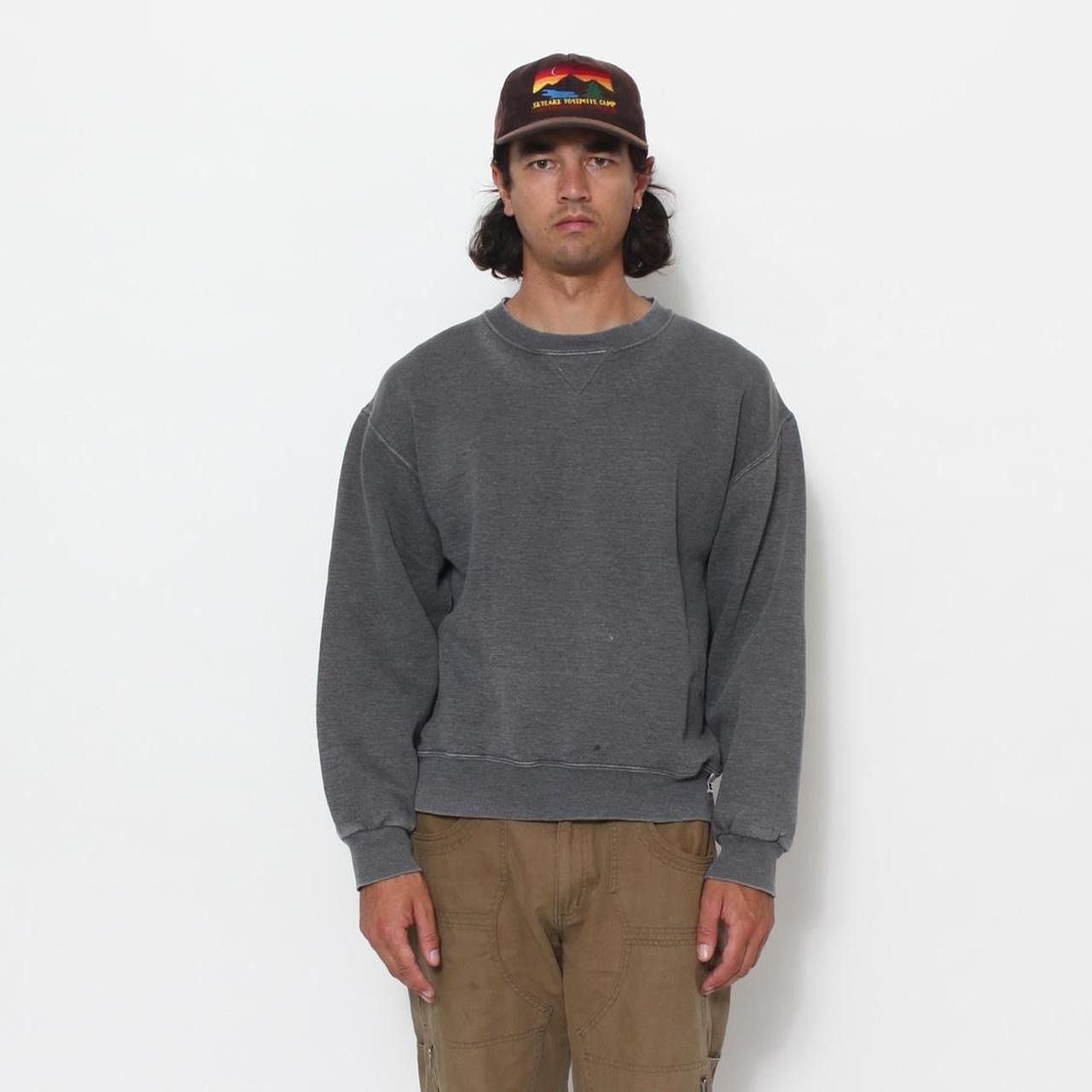 Other GREY 1 OF 1 CUSTOM IKIGAI PEAK EMBROIDERED SWEATSHIRT Size US XL / EU 56 / 4 - 4 Thumbnail