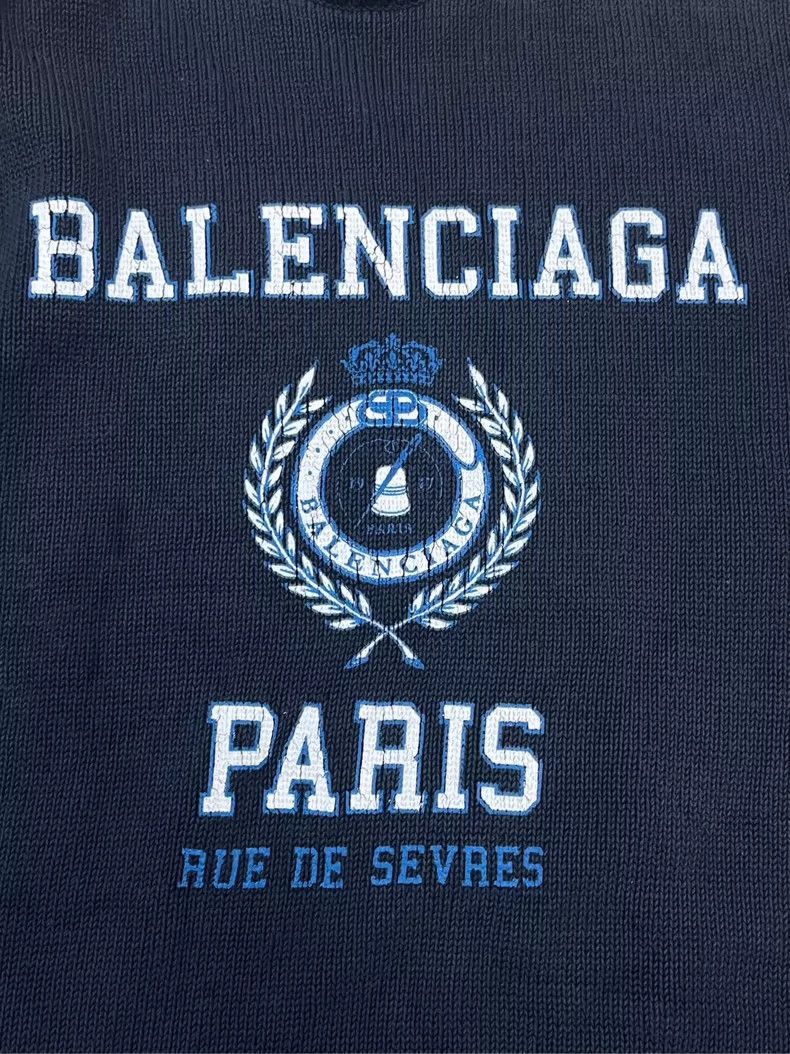 Balenciaga Balenciaga SS22 Logo Round Neck Sweater-2506 Size US S / EU 44-46 / 1 - 2 Thumbnail