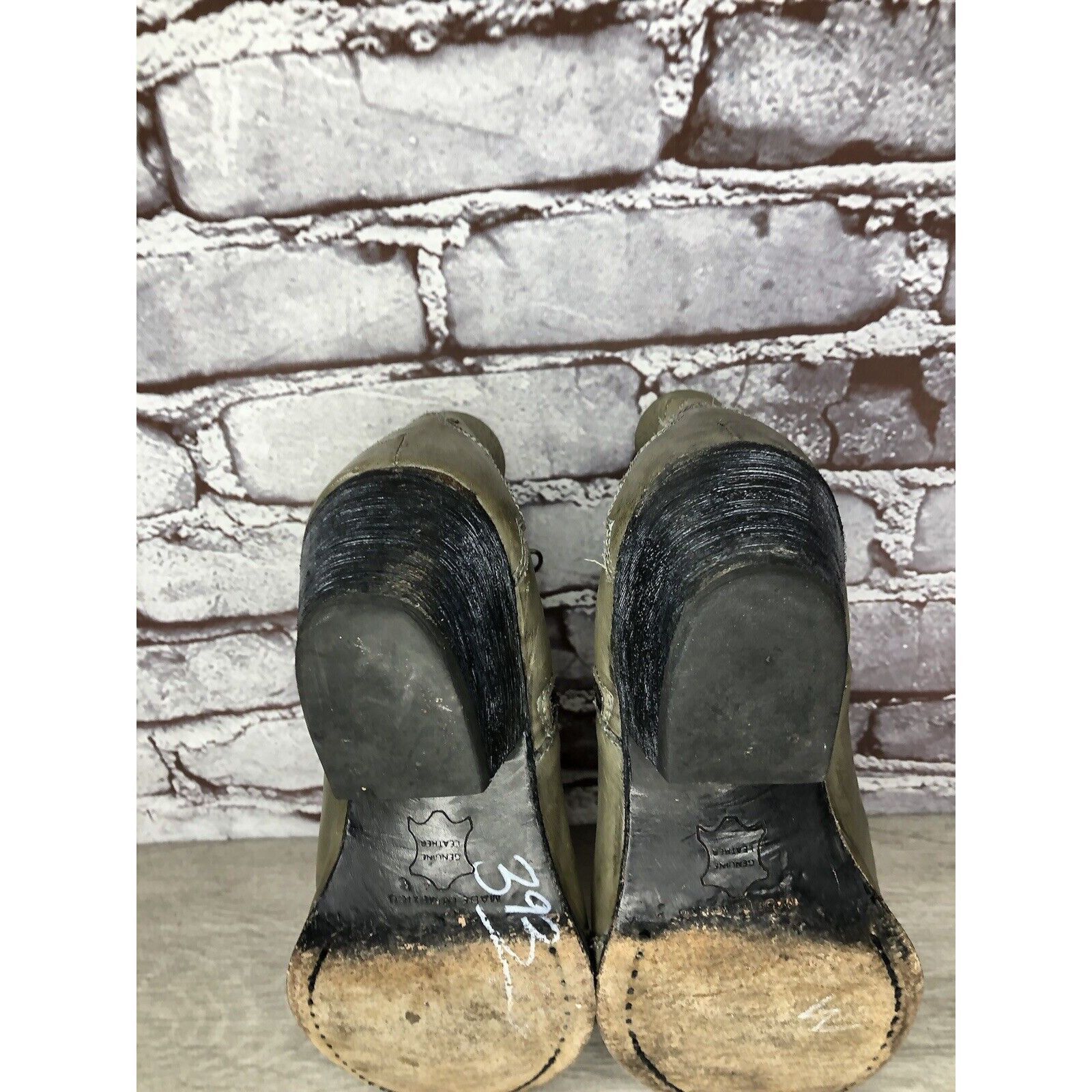 Other Baske California Green Western Zip Pointed Toe Heel Boots Wo Size US 7.5 / IT 37.5 - 21 Thumbnail