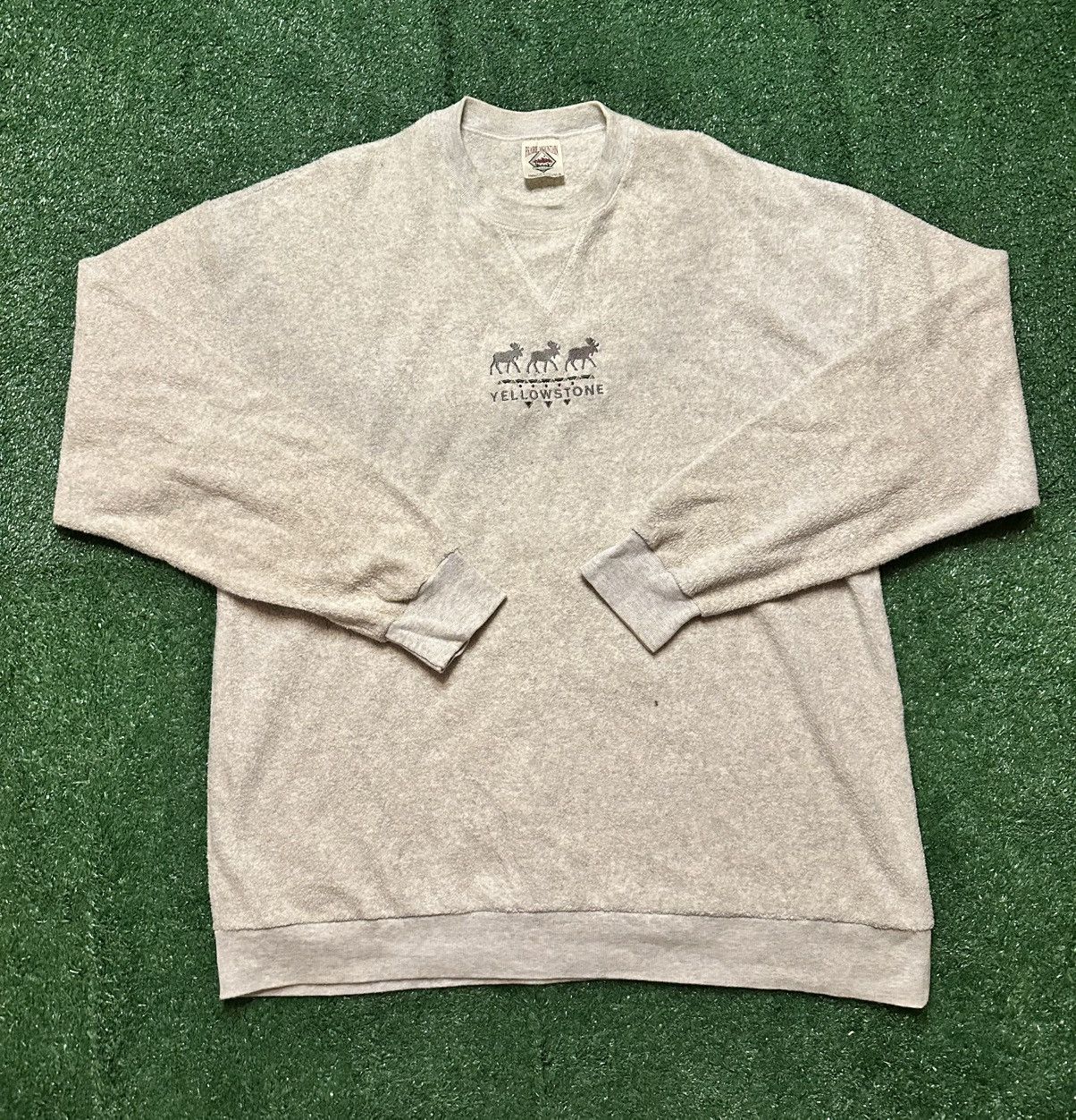 Other Vintage 90s YellowStone National Park Fleece Sweatshirt Size US XXL / EU 58 / 5 - 1 Thumbnail