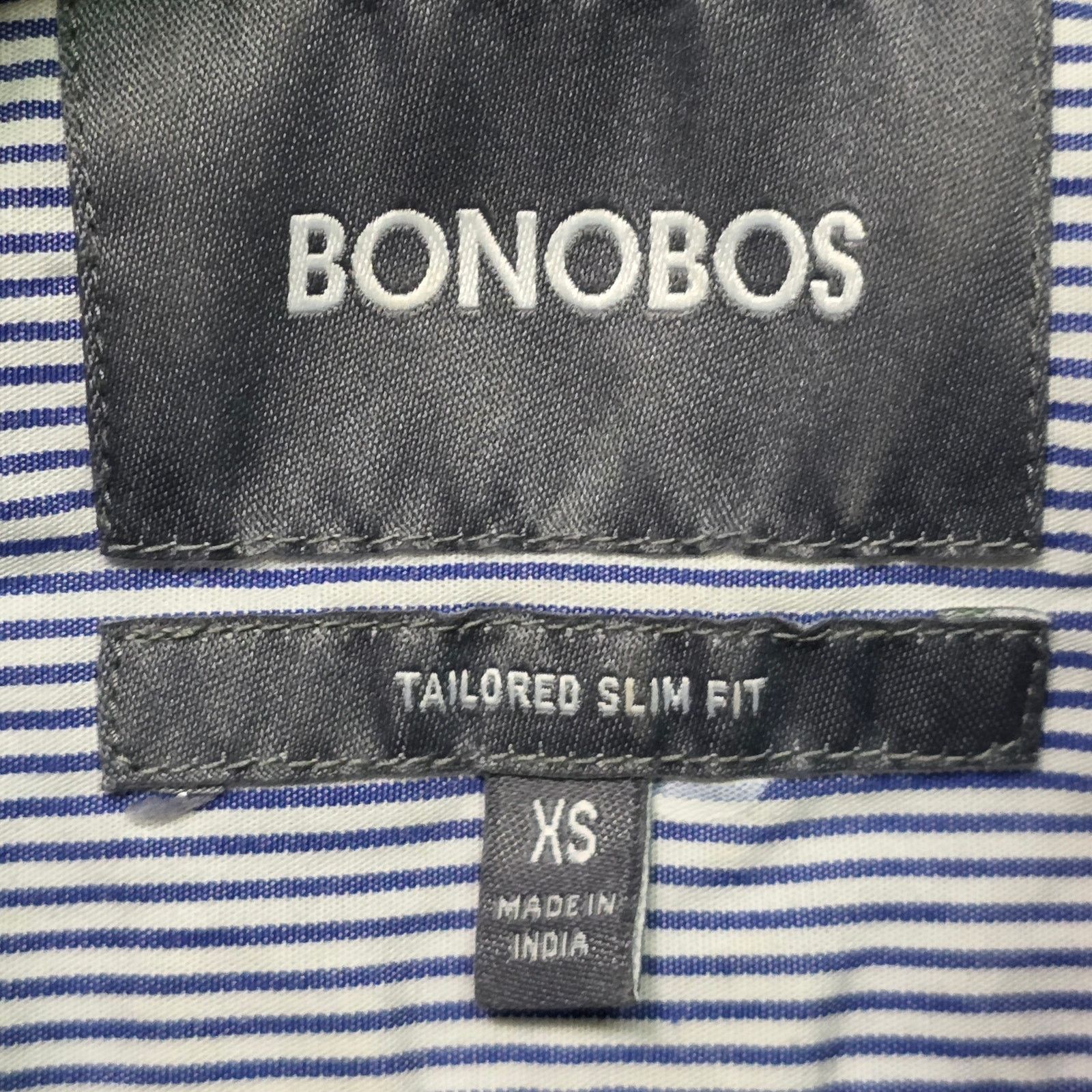 Bonobos Bonobos Slim Fit Button Down Shirt Men XS Blue Casual Size US XS / EU 42 / 0 - 2 Thumbnail