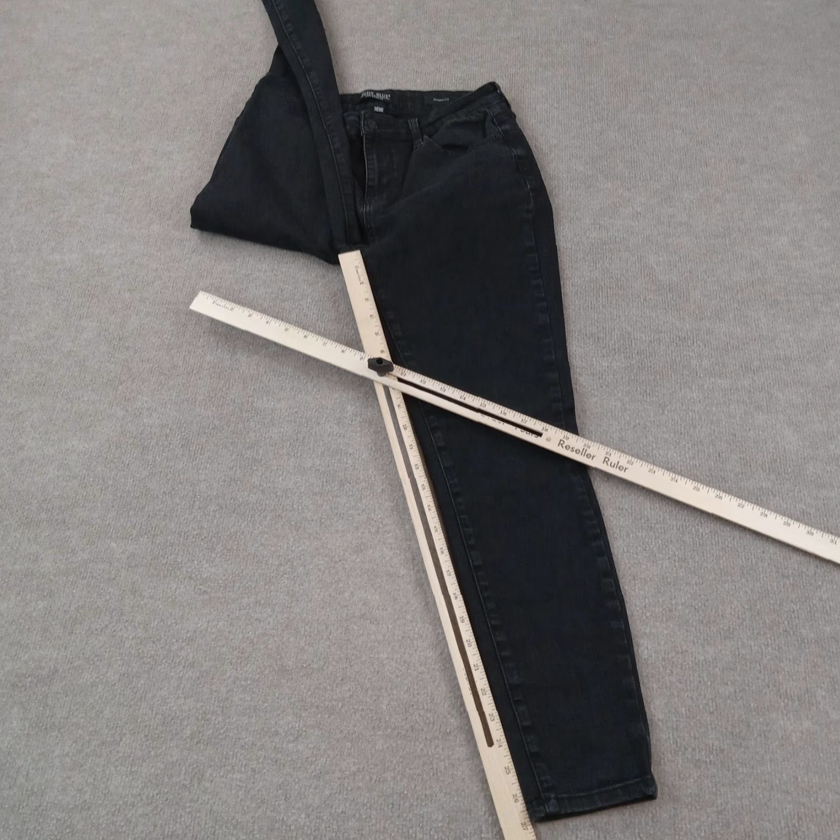 Vintage Jude Blue Jeans Womens Black Skinny Fit 11/30 Casual Pocket Stretch Size 32" / US 10 / IT 46 - 2 Thumbnail