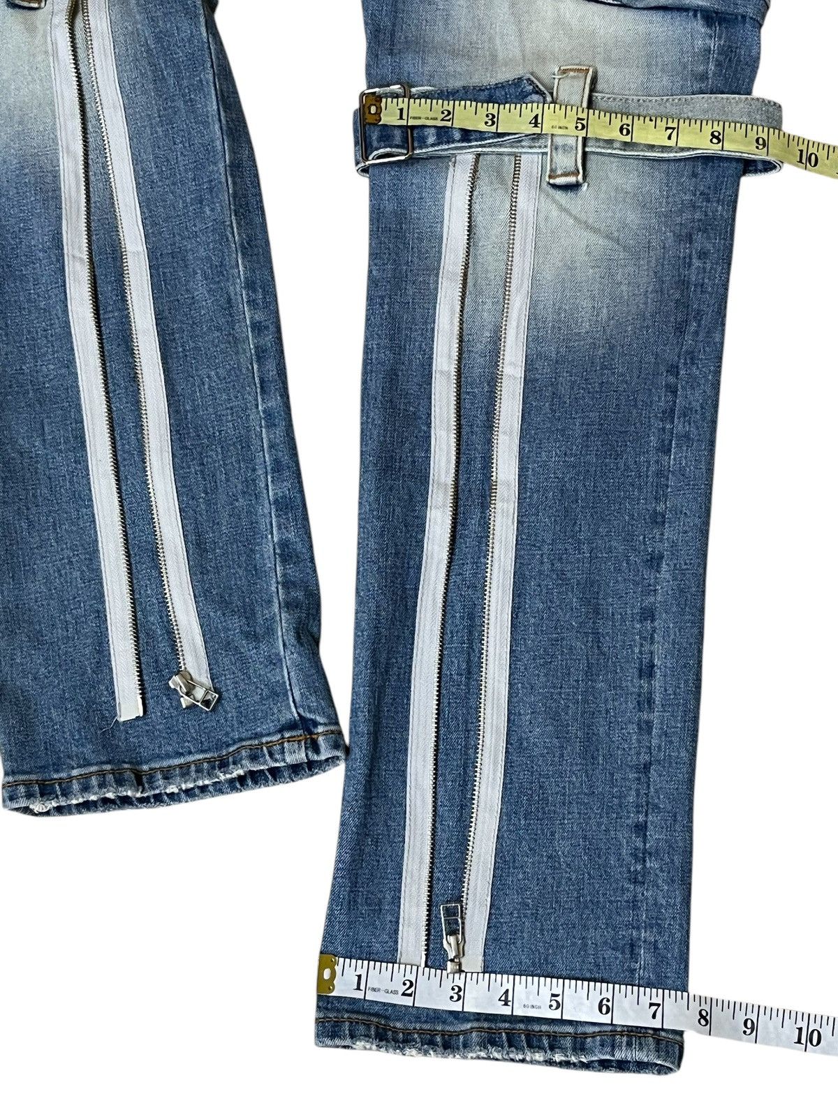 Cult Of Individuality JAPANESE CULT OF INDIVIDUALITY ROCKER CARGO BONDAGE JEANS Size US 39 - 14 Thumbnail