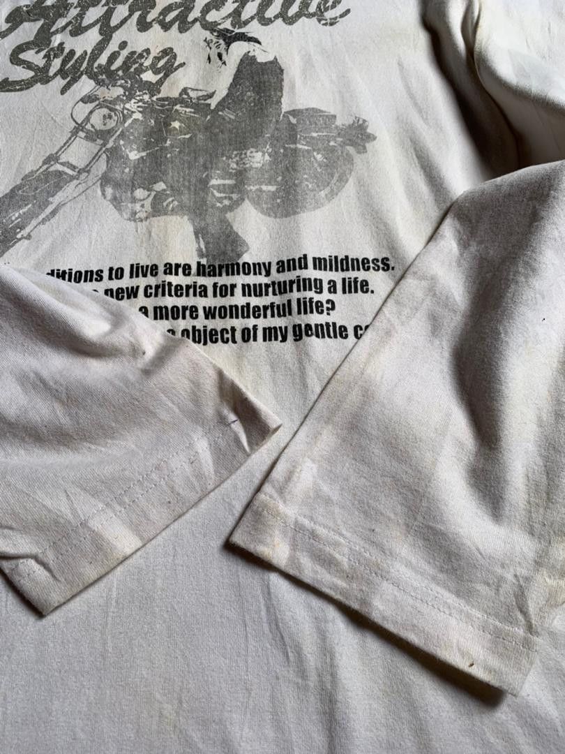 Japanese Brand Pino Bazzo Poem she on bike long Sleeve Size US XL / EU 56 / 4 - 6 Thumbnail