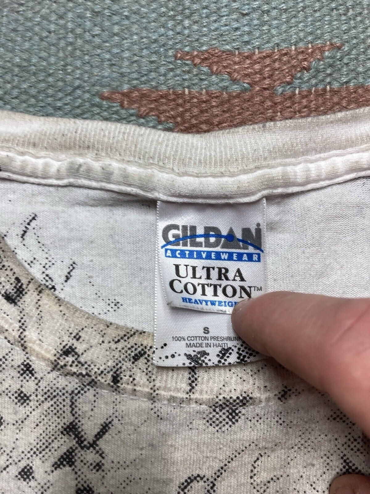 Gildan × Vintage VTG t shirt New Orleans all over print AOP cotton downtown S Size US S / EU 44-46 / 1 - 6 Thumbnail