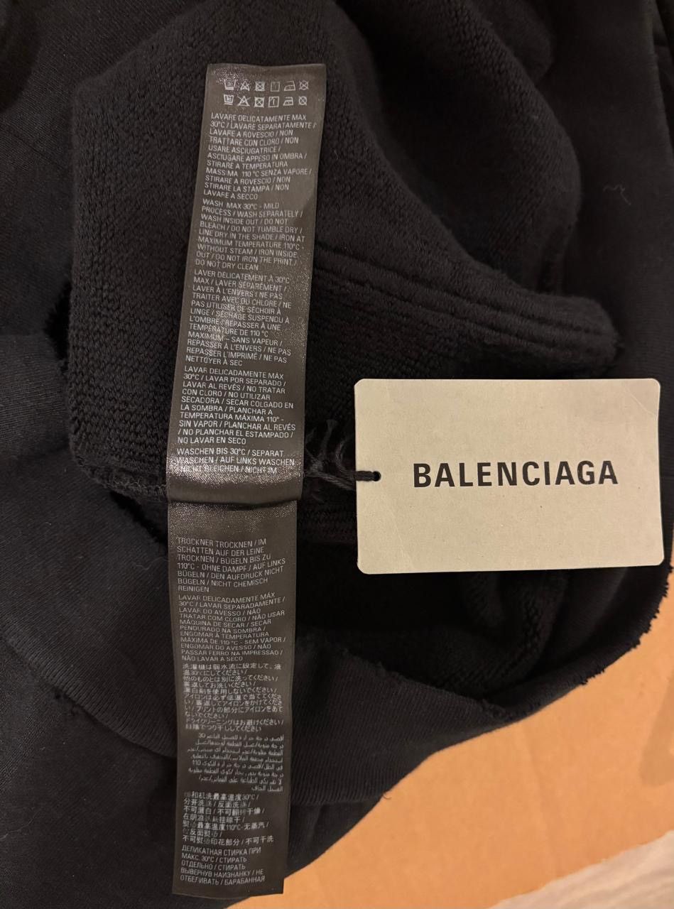 Balenciaga Balenciaga Darkwave Round Hoodie Oversized Size US M / EU 48-50 / 2 - 8 Thumbnail