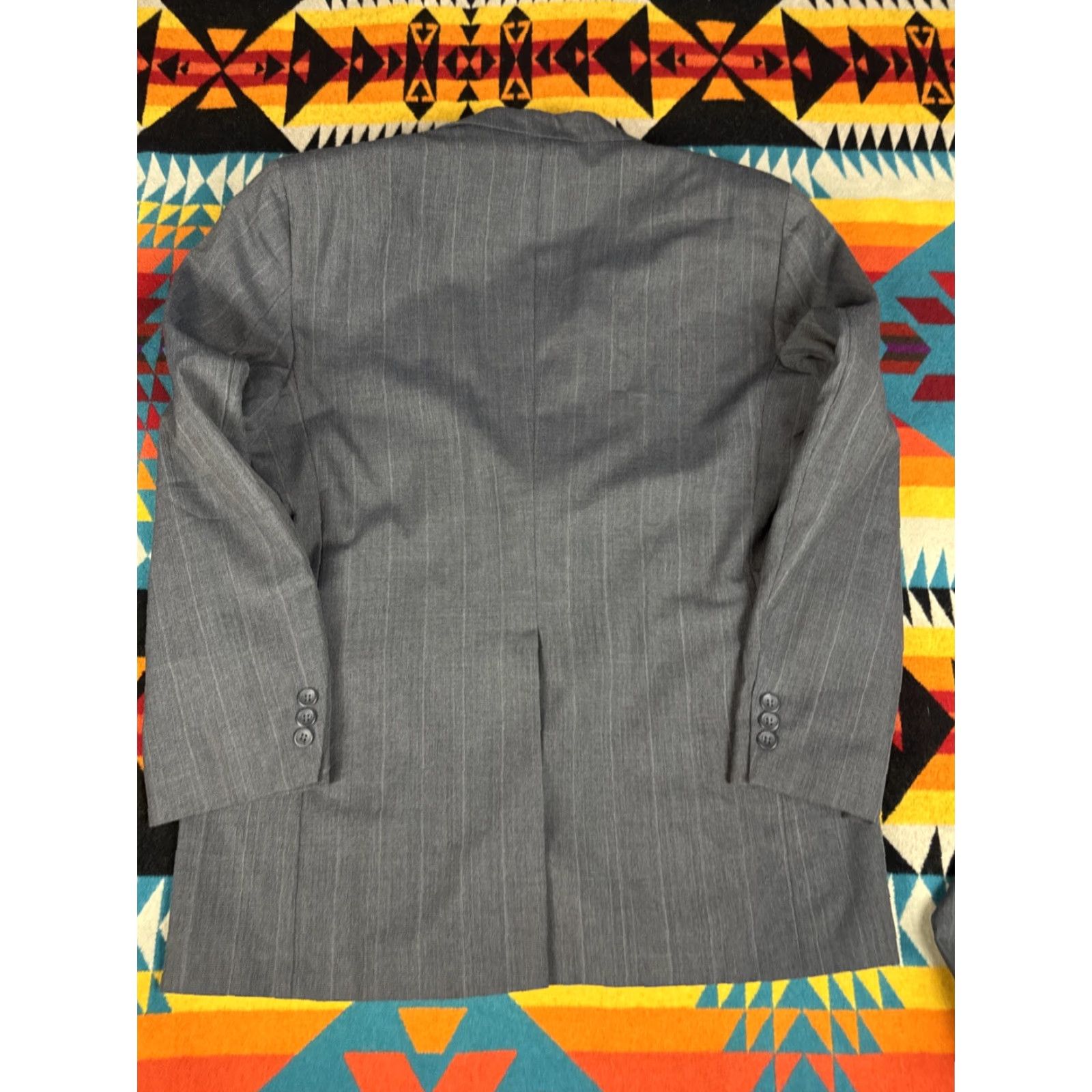 Haggar Haggar Imperial 2pc Suit Blazer Sport Coat & Pants Jacket 42x34 Men Multicolor 2 Piece Sports Size 42R - 7 Thumbnail