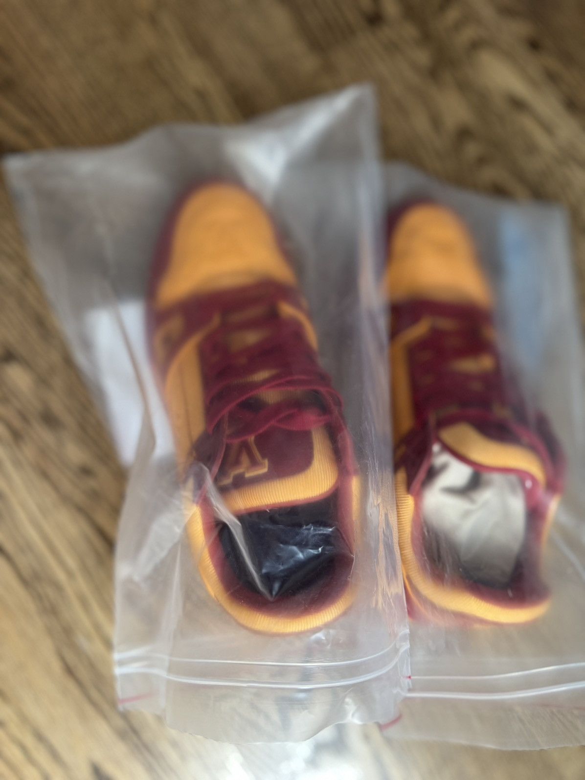 Louis Vuitton Louis Vuitton LV Trainer Virgil Abloh Red Orange 9.5 Size US 9.5 / IT 39.5 - 9 Thumbnail