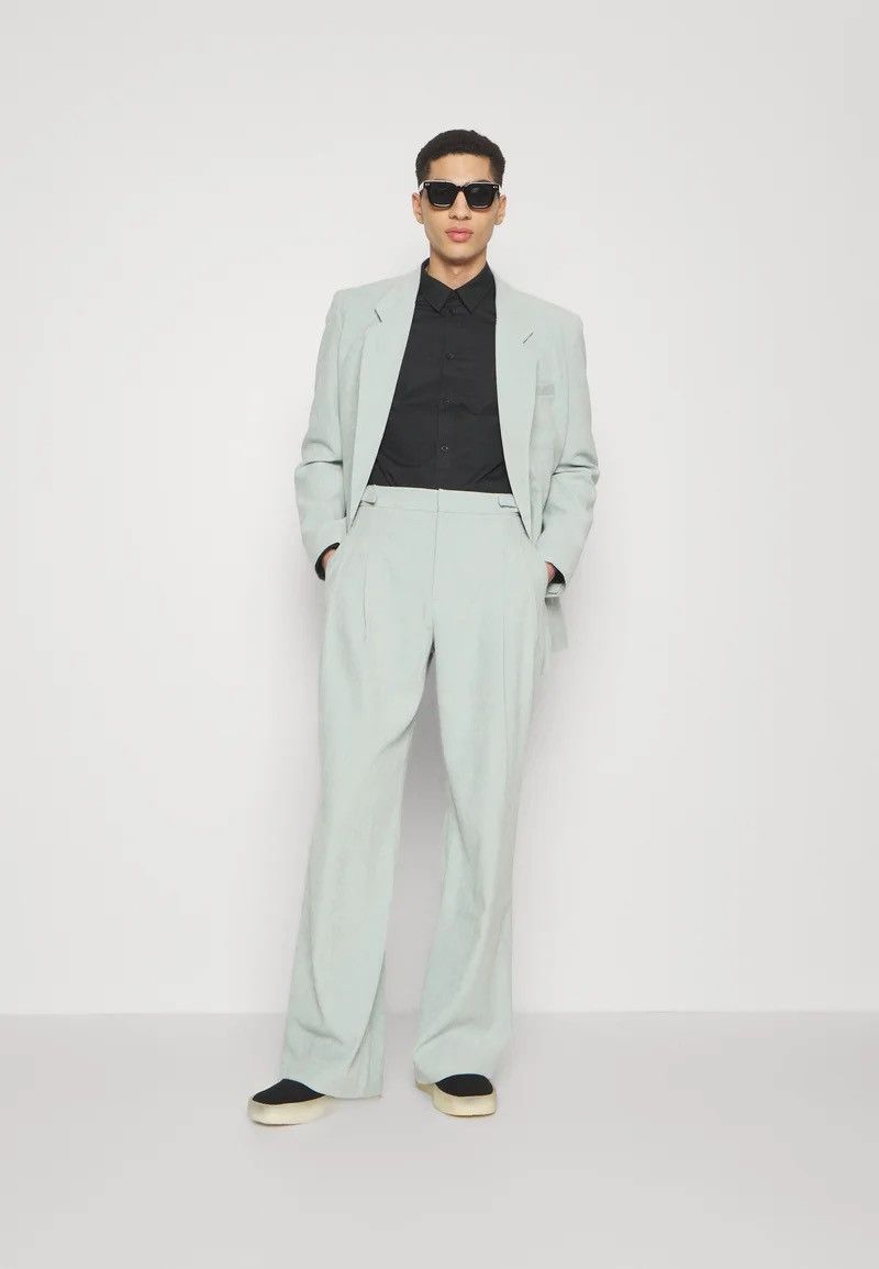 Other !DS! SS23 Heathe Pistachio Green Suit Size 40R - 2 Thumbnail