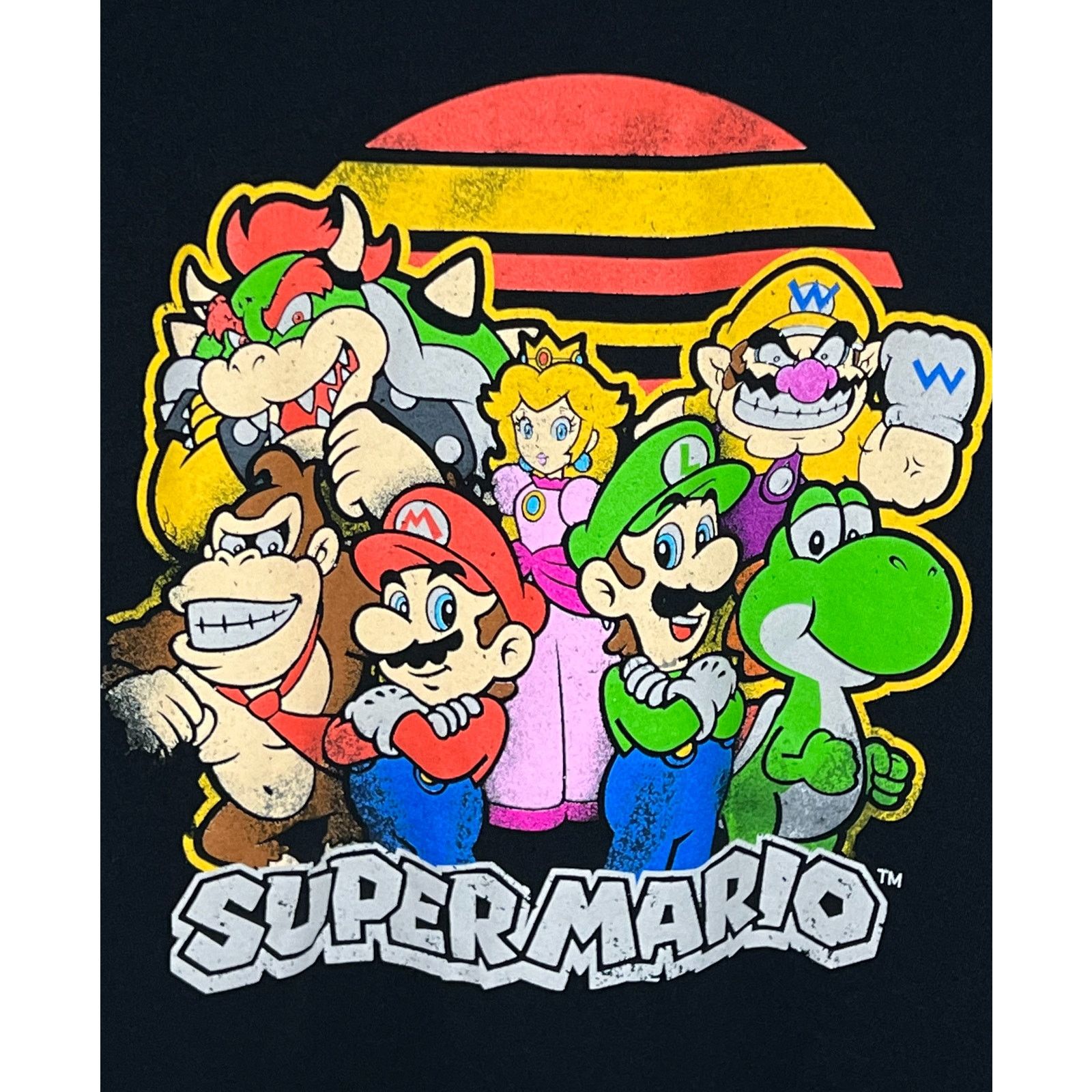 Mad Engine Super Mario Nintendo Characters Black T-Shirt Short Sleeve Size US L / EU 52-54 / 3 - 3 Thumbnail