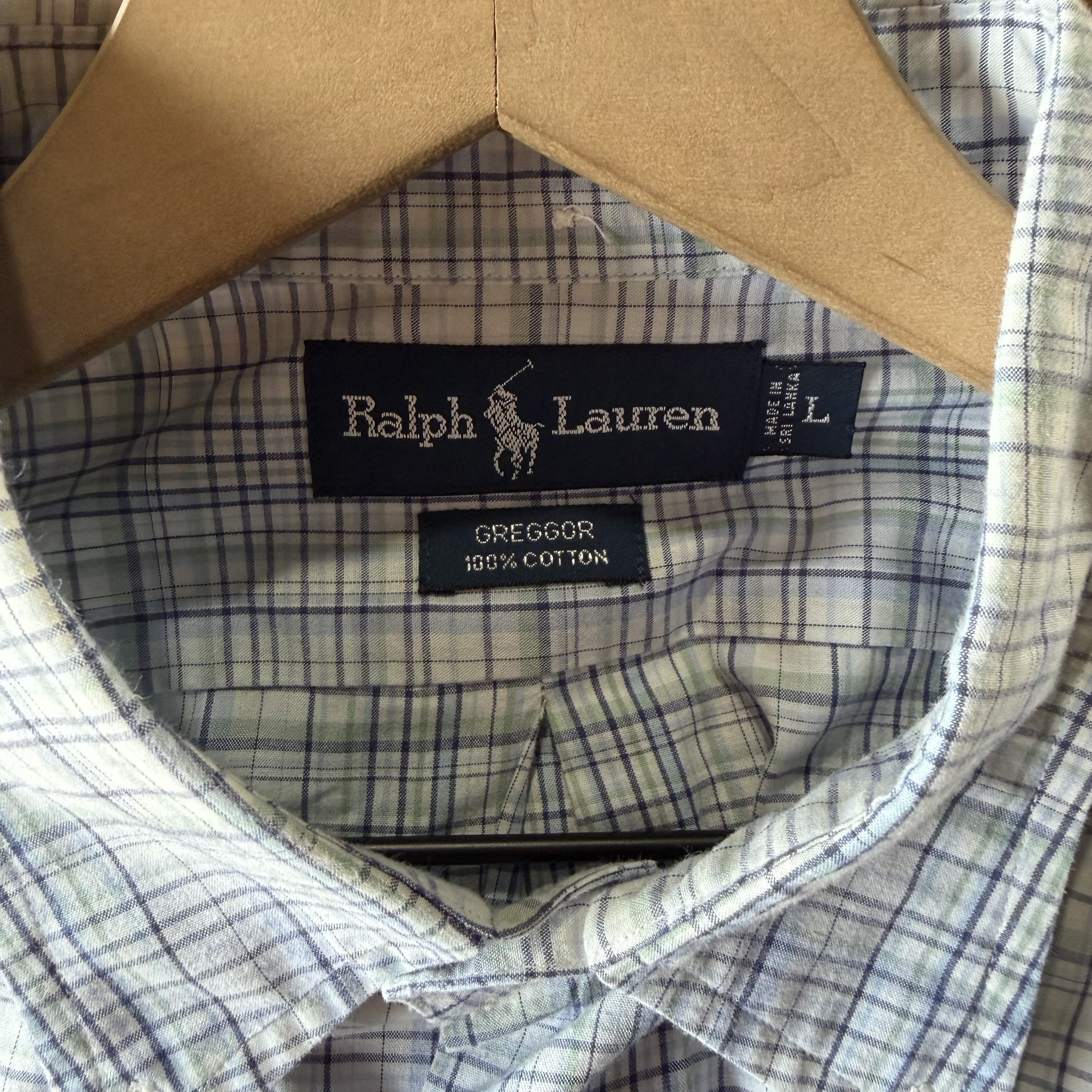 Polo Ralph Lauren Polo Ralph Lauren Shirt Mens Check Plaid Short Sleeve Size US L / EU 52-54 / 3 - 9 Thumbnail