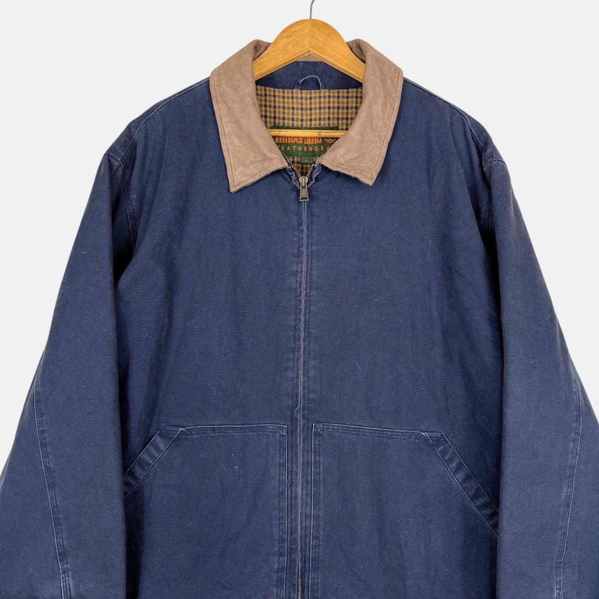 Timberland Fall 2001 Timberland Detroit Jacket Leather Colar Size US L / EU 52-54 / 3 - 6 Thumbnail
