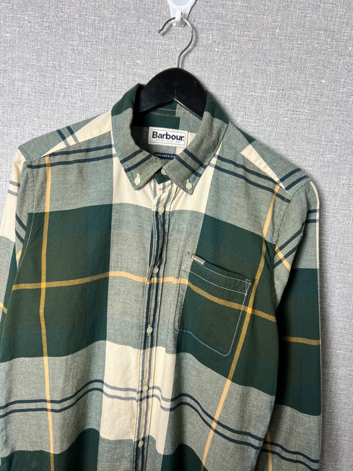 Barbour Barbour Checked Flannel Button Up Shirt Size US M / EU 48-50 / 2 - 2 Thumbnail