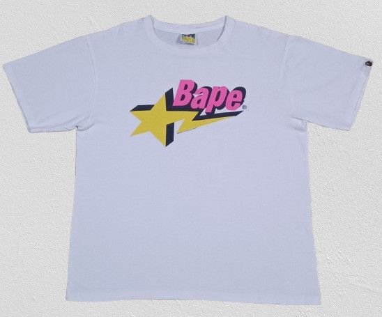 Bape Vintage 1993/2011 BapeSta Logo Tee Size US L / EU 52-54 / 3 - 1 Thumbnail