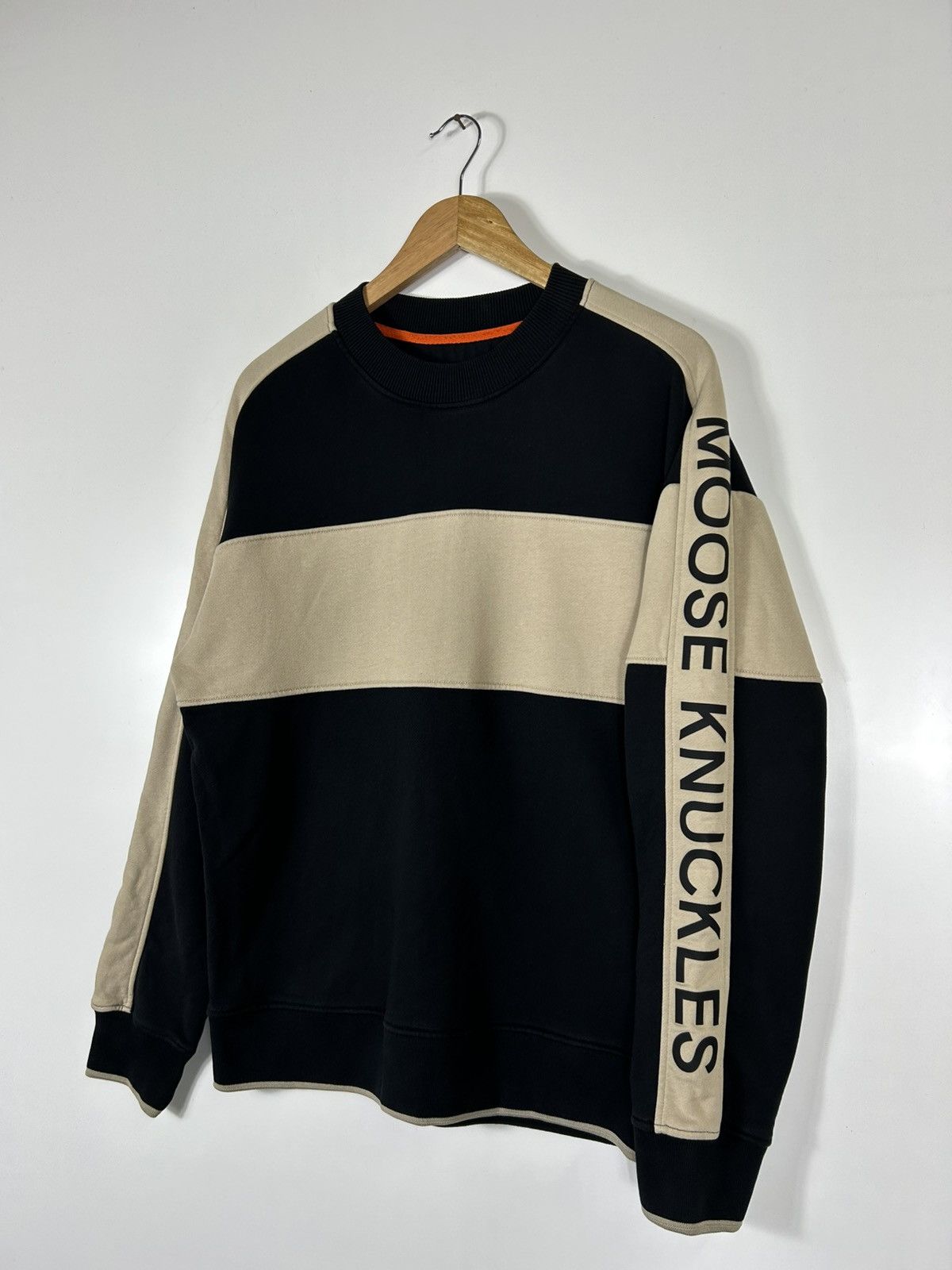 Moose Knuckles Moose Knuckles Colorblock Crewneck – Y2K Logo Sleeve Size US S / EU 44-46 / 1 - 1 Thumbnail