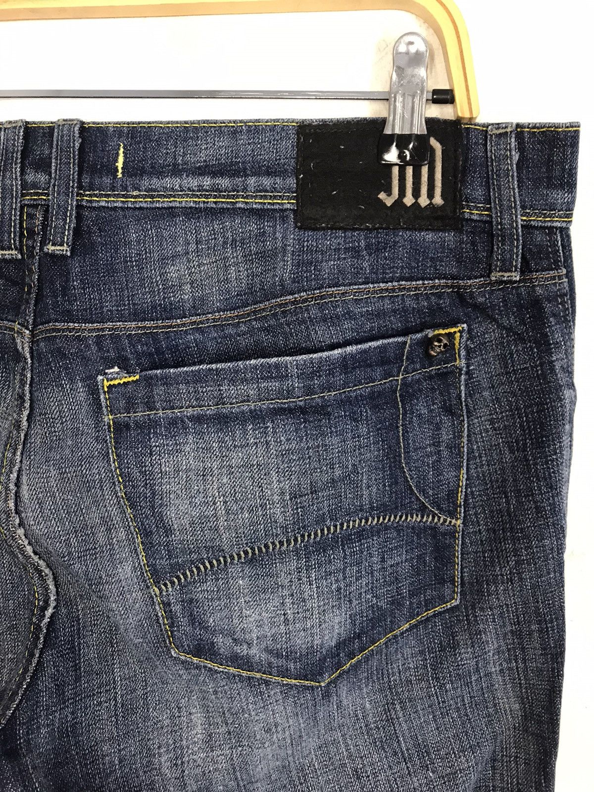 Japanese Brand Buiry Couture Indigo Denim Straight Cut Fits Size 34 Size US 34 / EU 50 - 6 Thumbnail
