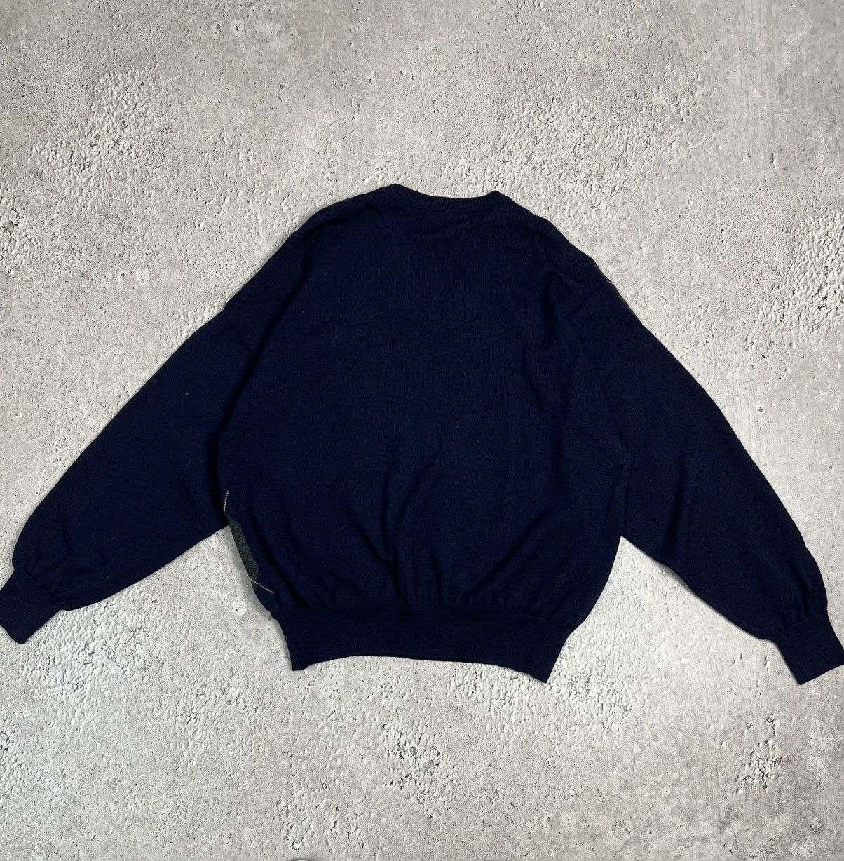 Lacoste × Vintage Vintage Lacoste Knit Wool Vneck Cardigan Sweater Size US M / EU 48-50 / 2 - 7 Thumbnail