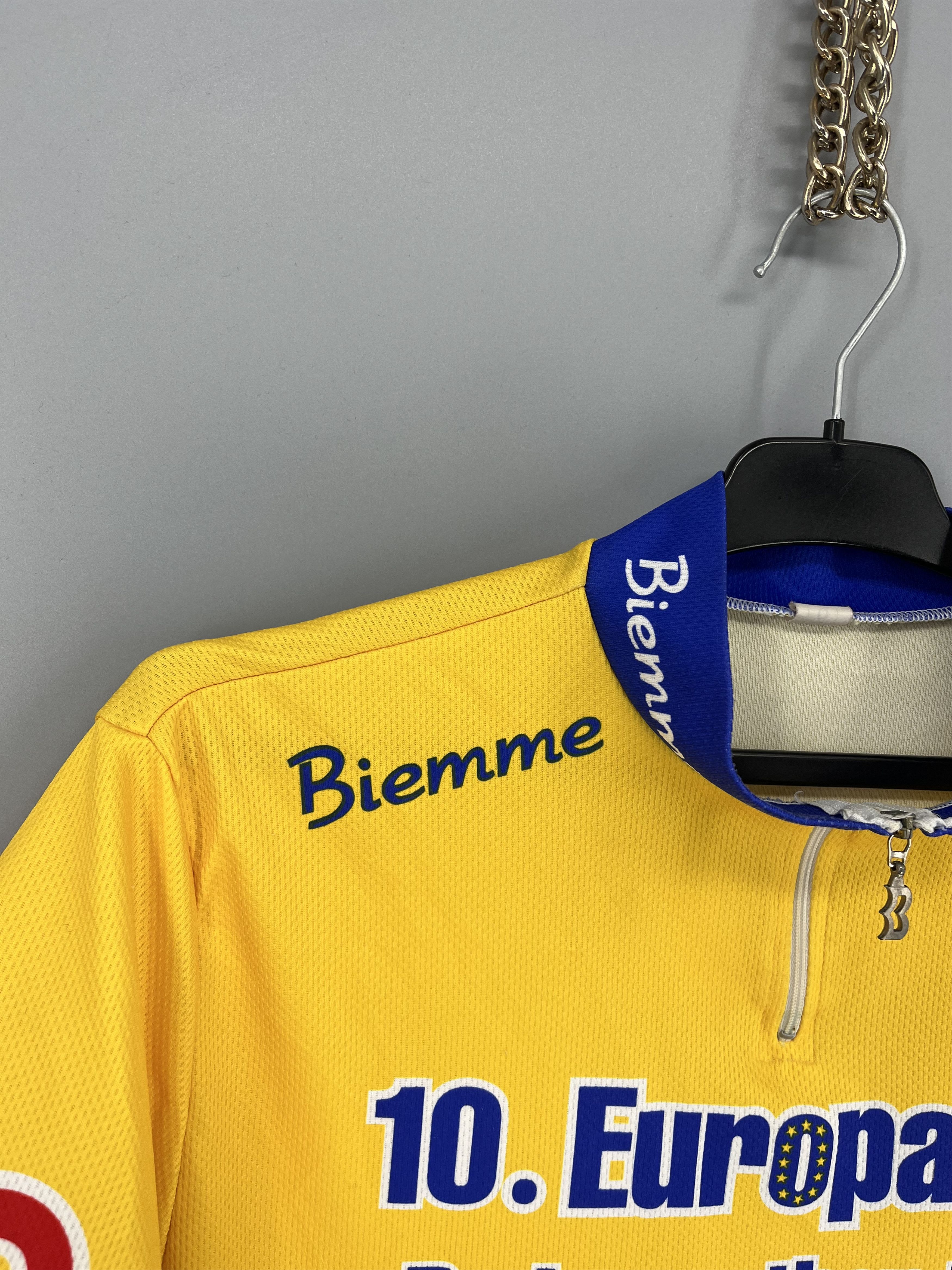 Vintage Vintage Biemme Europa-Cup 1996 Cycling Jersey Shirt Italy Size US XXL / EU 58 / 5 - 9 Thumbnail