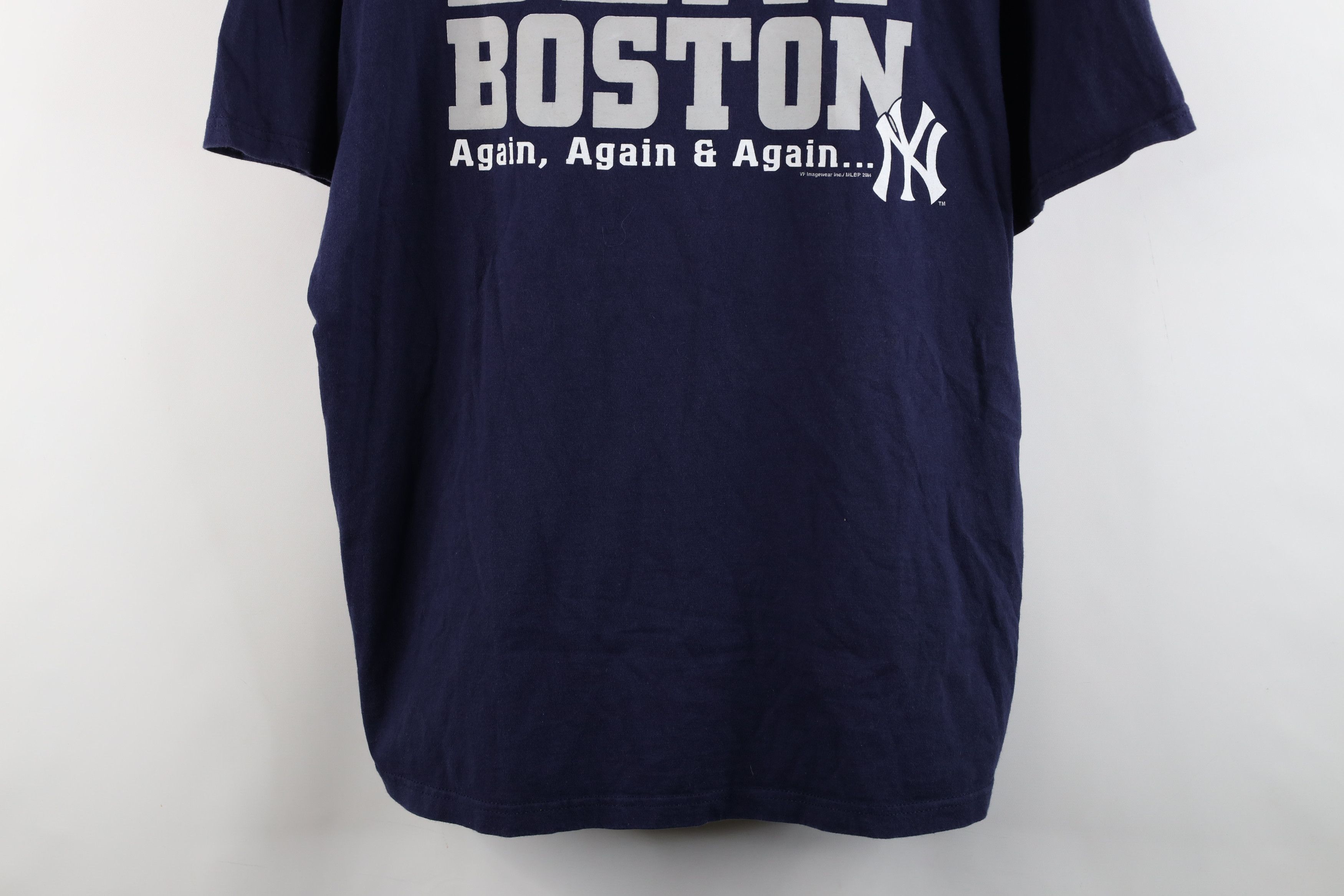 Vintage Vintage Y2K 2004 Baseball Beat Boston Red Sox Again T-Shirt Size US XL / EU 56 / 4 - 3 Thumbnail