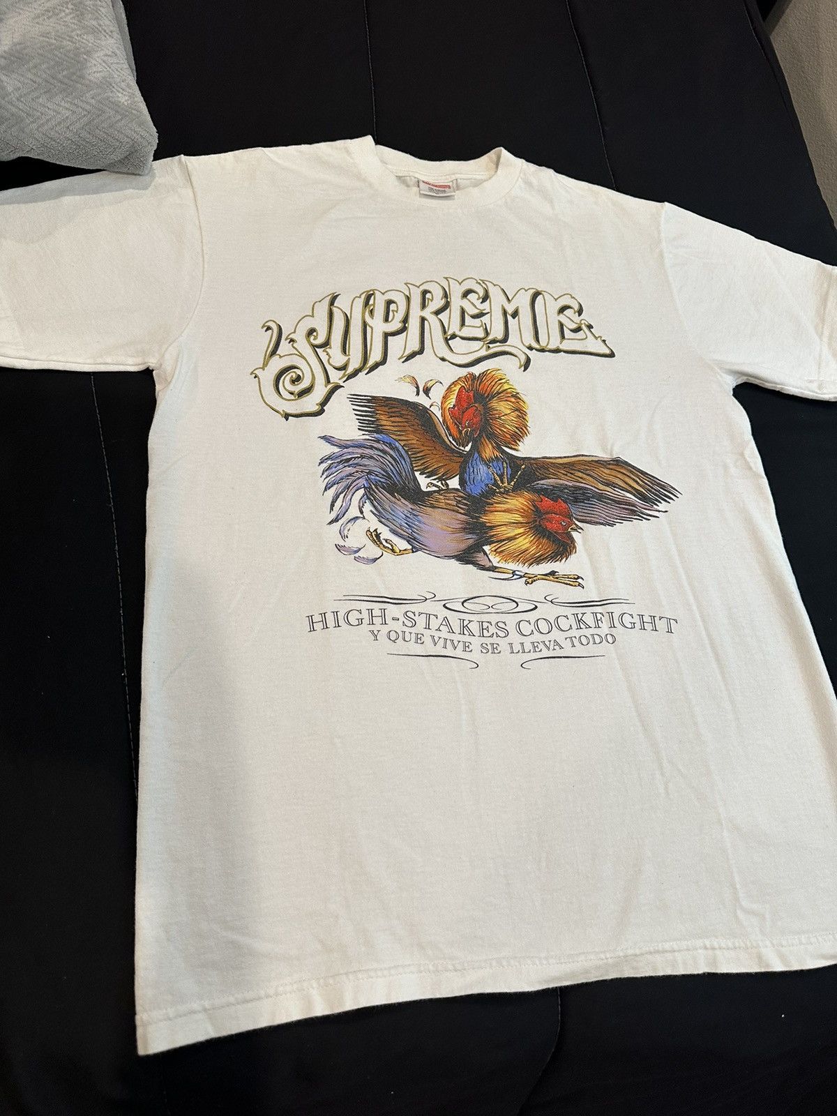 Supreme × Vintage 2005 Supreme High Stakes Cock Fight Tee vintage Size US M / EU 48-50 / 2 - 1 Thumbnail