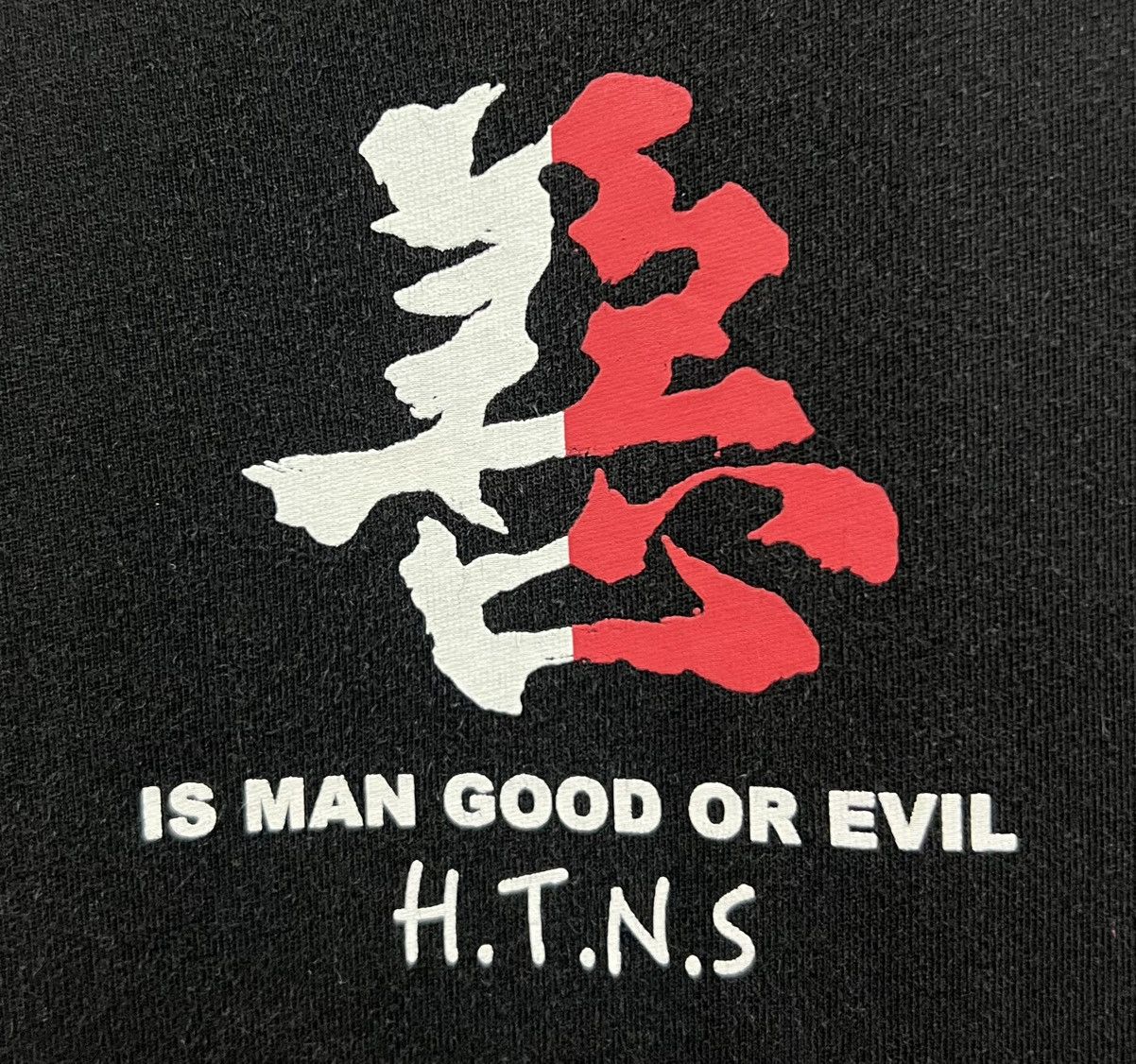 Japanese Brand × Vintage VINTAGE GEDPAMCO HEATHANS IS MAN GOOD OR EVIL H.T.N.S SHIRT Size US XXL / EU 58 / 5 - 3 Thumbnail