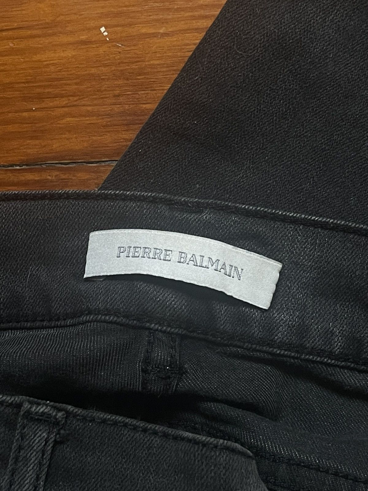 Balmain BALMAIN STUDDED BIKER JEANS FW 2017/18 Size US 33 - 5 Thumbnail