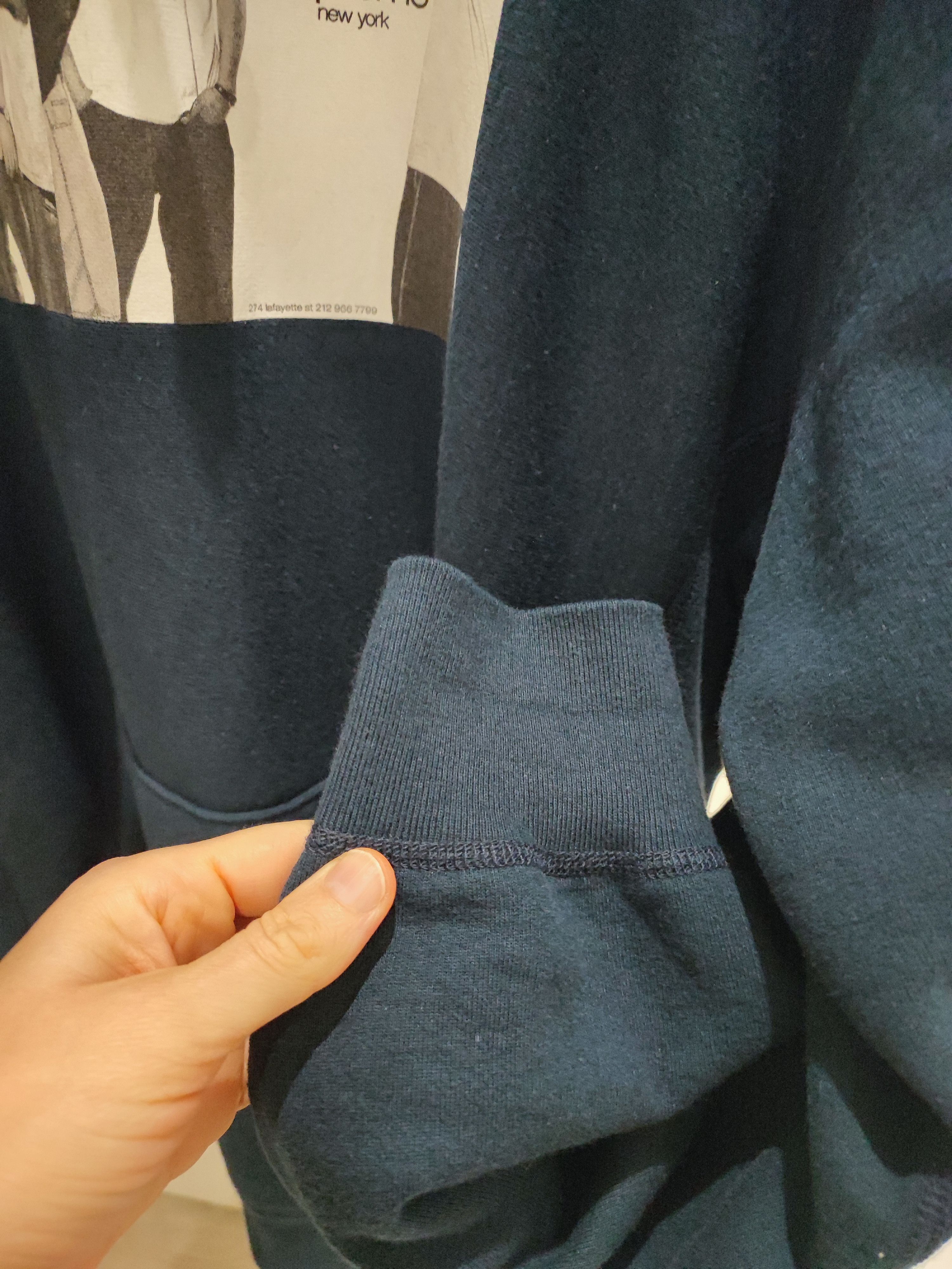 Supreme supreme Navy hangout Hoodie - size M Size US M / EU 48-50 / 2 - 3 Thumbnail