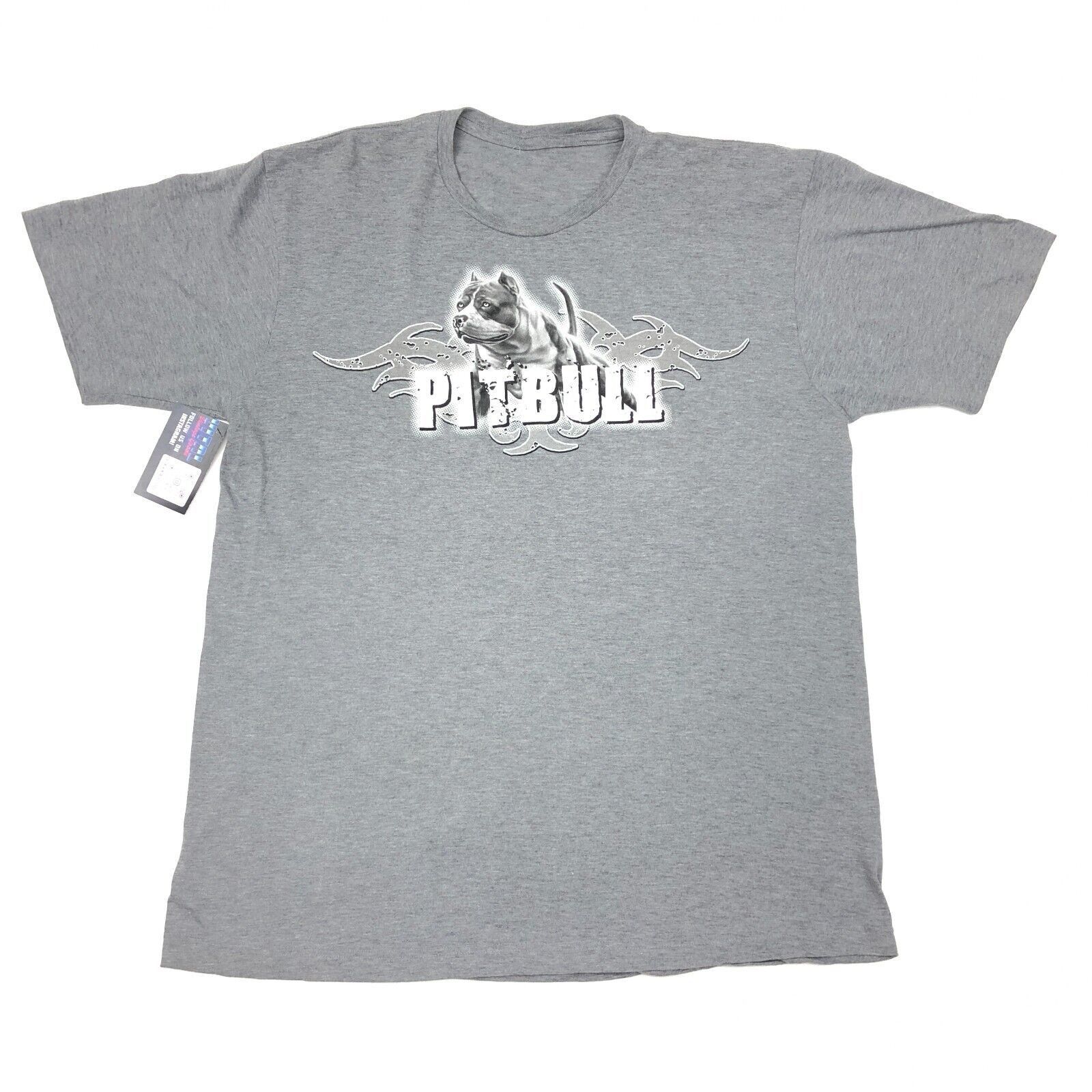 Big Dogs Rude Dogs Pitbull Y2K Graphic Tee T Shirt Gray Size XL Size US XL / EU 56 / 4 - 1 Thumbnail