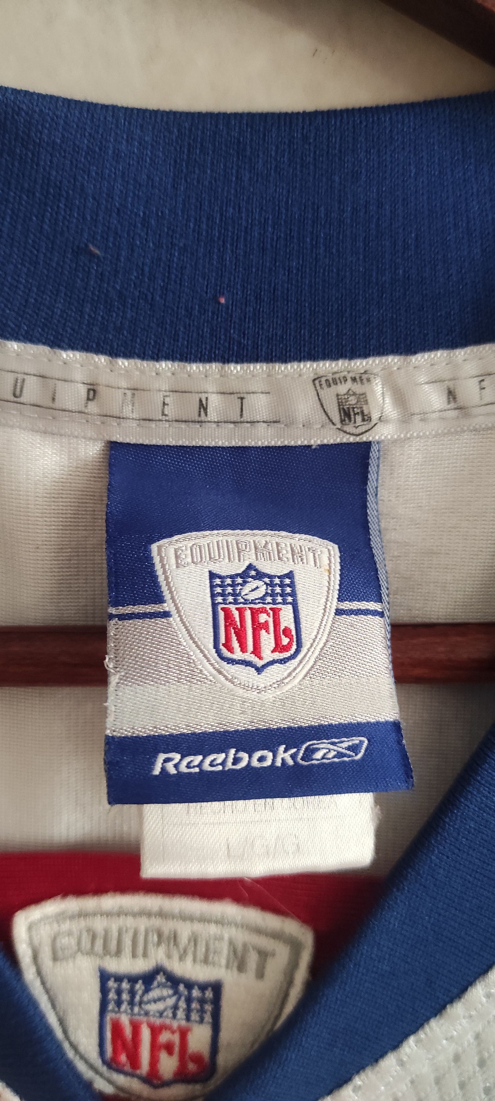 NFL × Reebok × Vintage NFL Jersey Reebok On Field New York Giants Shockey #80 Size US L / EU 52-54 / 3 - 12 Thumbnail