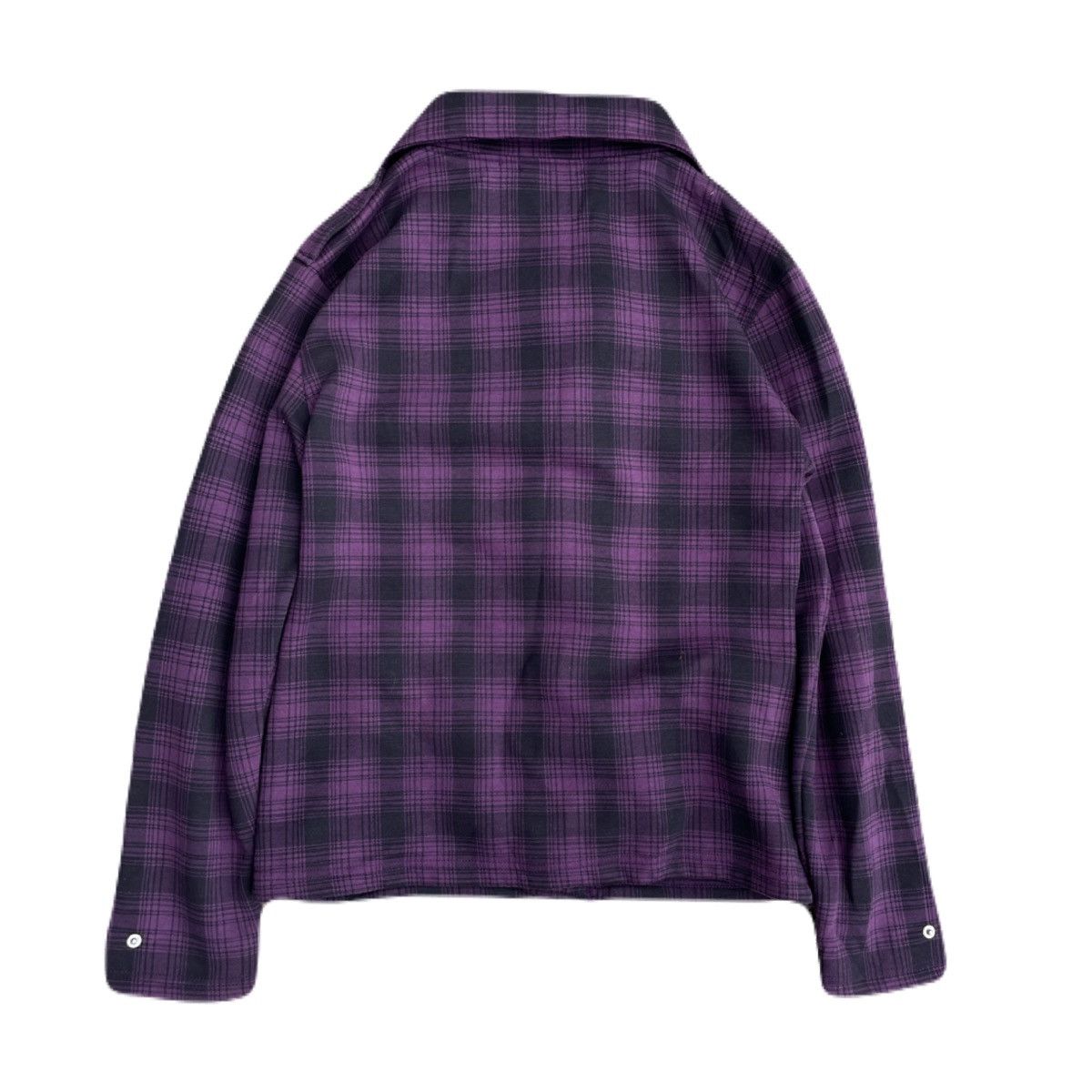 If Six Was Nine 2000s Japanese archive Vkei Plaid Zip Slim Jacket Gyaruo Size US S / EU 44-46 / 1 - 5 Thumbnail