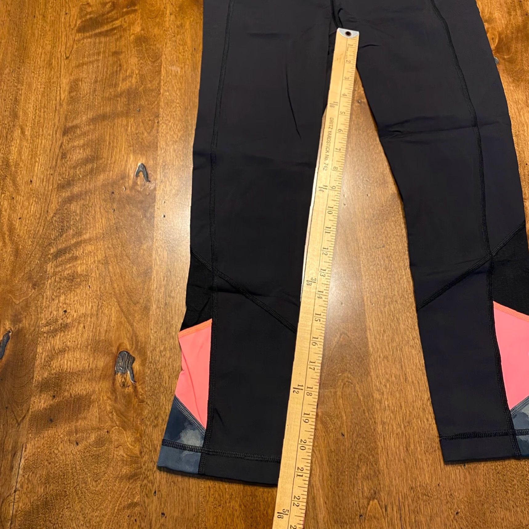 Lululemon Lululemon Leggings Womens 4 Black Capris Workout Pants Lightweight Ladies Size 27" / US 4 / IT 40 - 6 Thumbnail