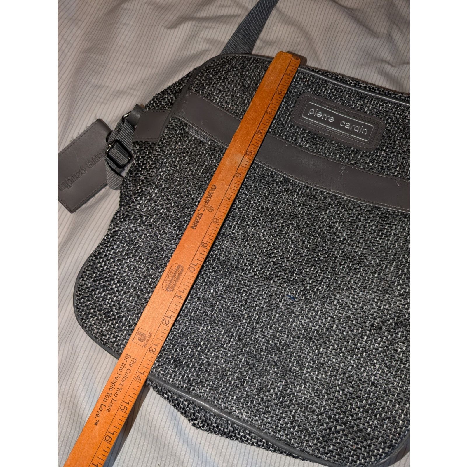 Pierre Cardin Vintage Pierre Cardin Tweed Travel Bag Waterproof lining Size ONE SIZE - 3 Thumbnail