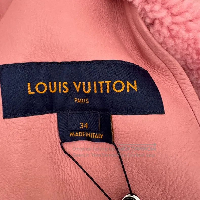 Louis Vuitton Louis Vuitton Pink Fur Lamb Wool One-Piece Hooded Leather Size XXS / US 00 / IT 34 - 3 Thumbnail