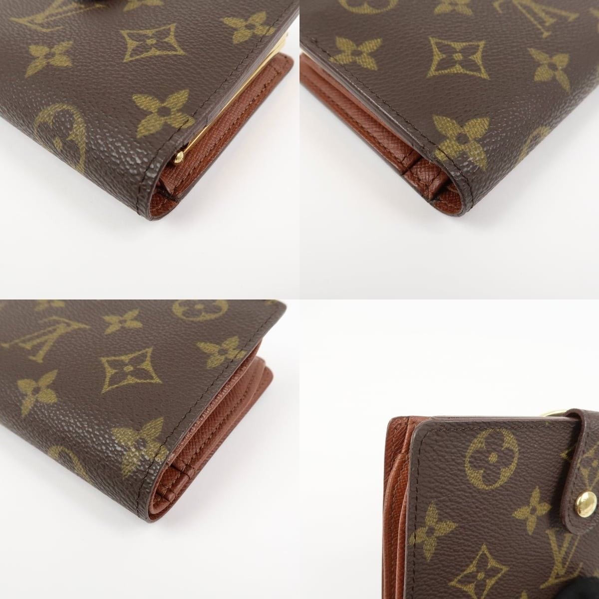 Louis Vuitton Louis Vuitton Monogram Porte Monnaie Billets Viennois Wallet Size ONE SIZE - 4 Thumbnail