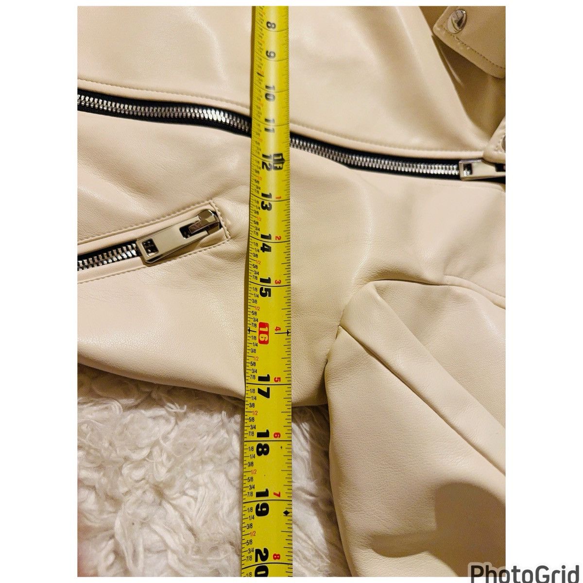 Mango MANGO Faux Leather Moto Jacket Size S / US 4 / IT 40 - 9 Thumbnail